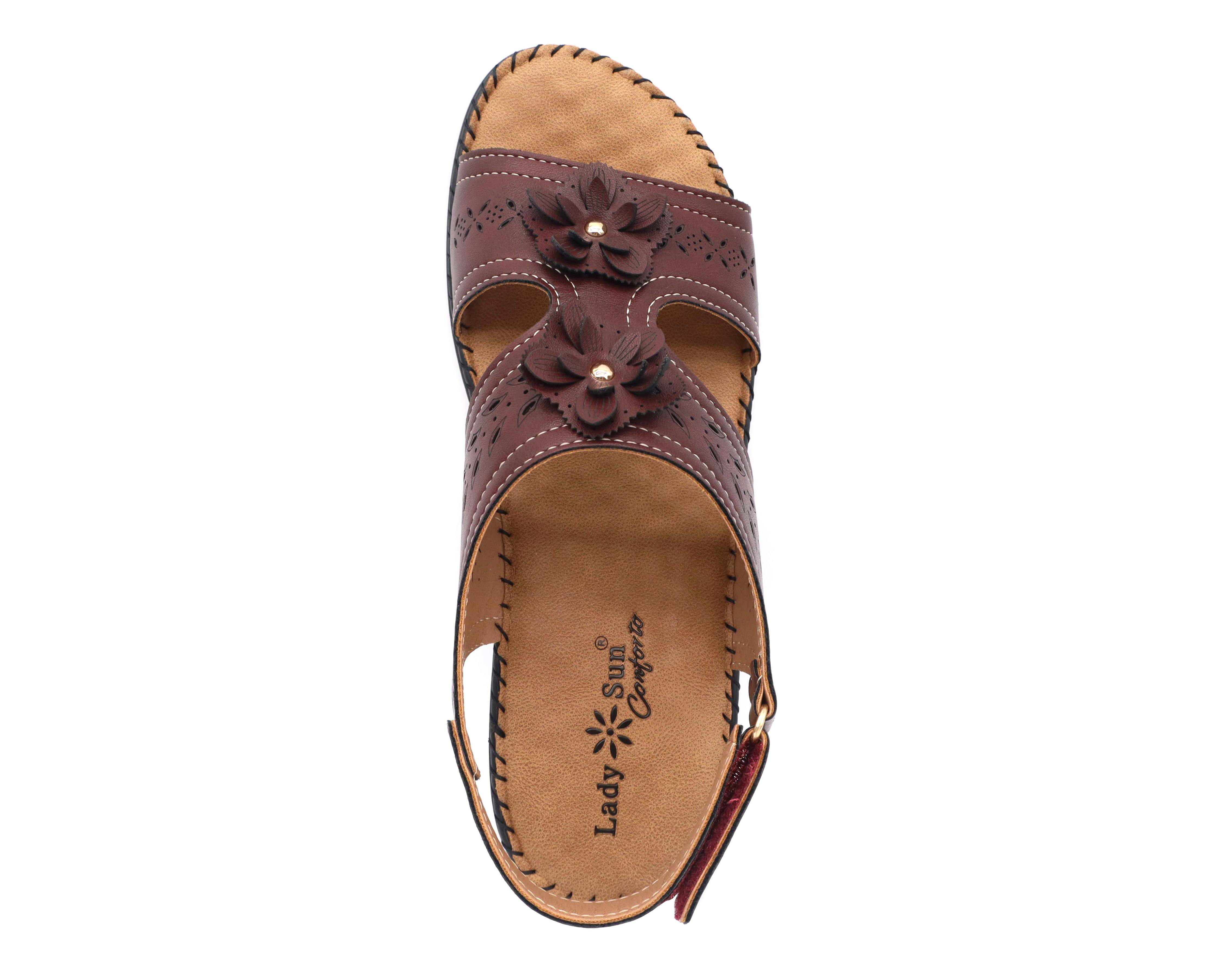 Foto 6 pulgar | Sandalias Confort Lady Sun Conforto para Mujer