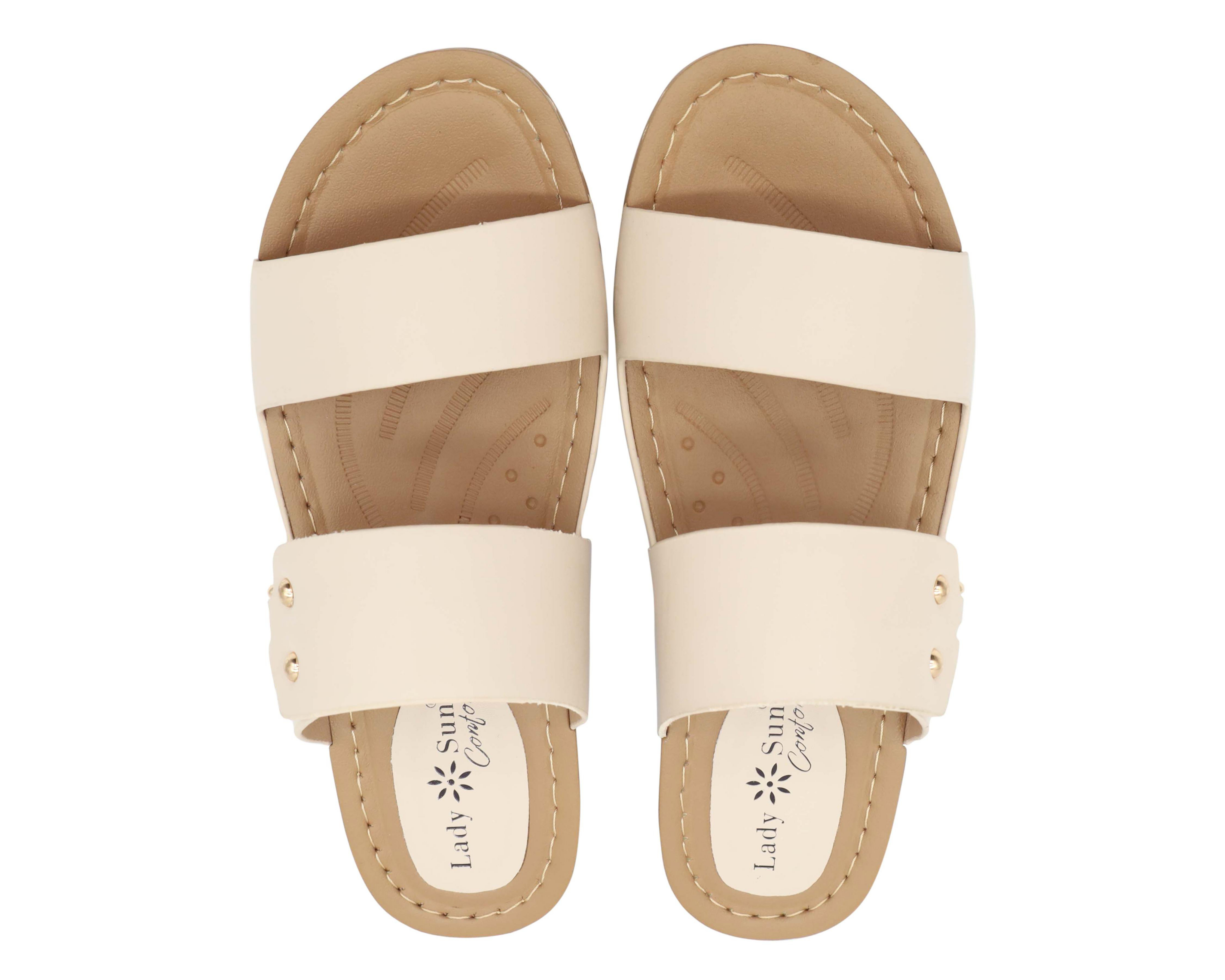 Foto 4 pulgar | Sandalias Confort Lady Sun Conforto para Mujer