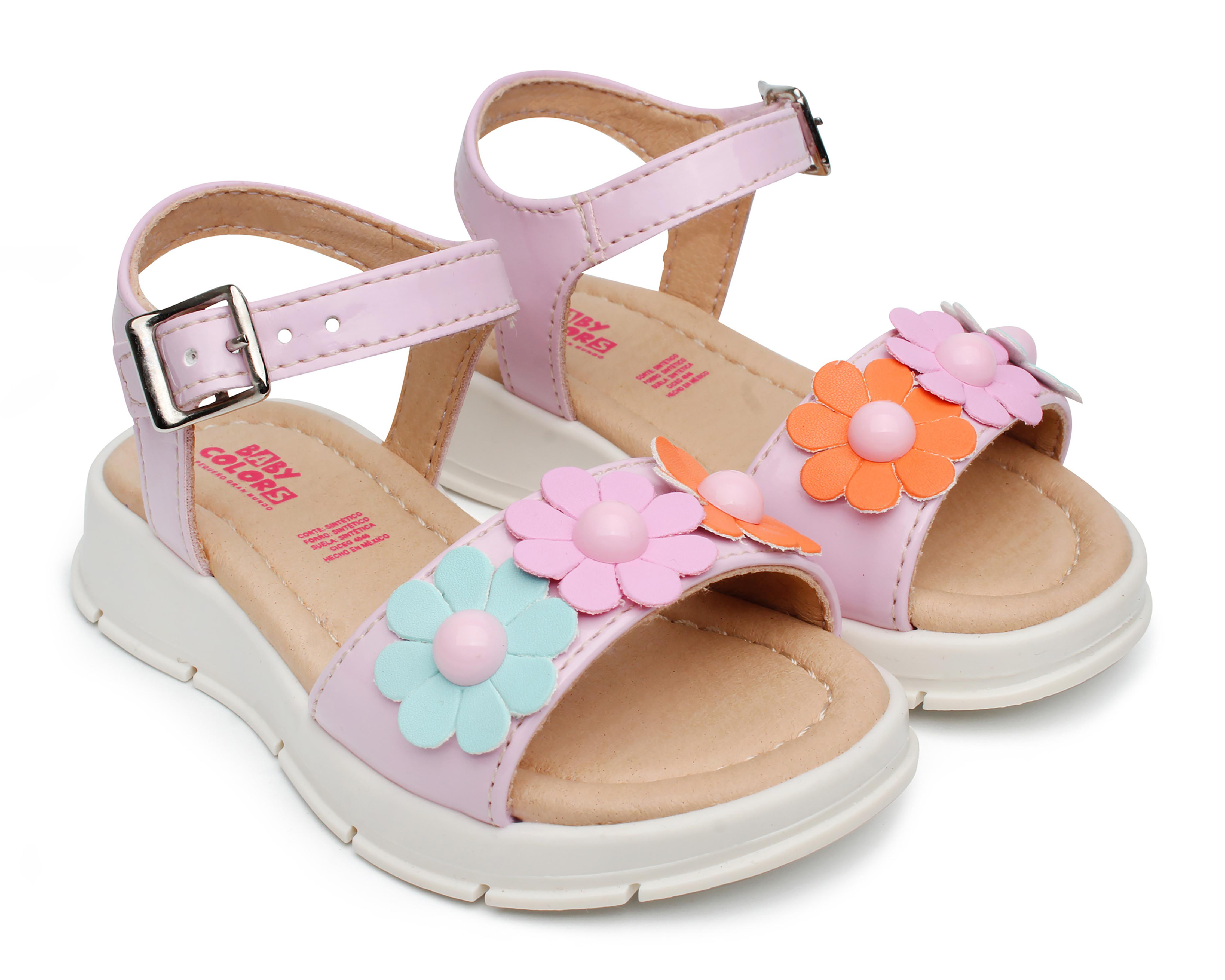 Sandalias Baby Colors para Bebé Niña