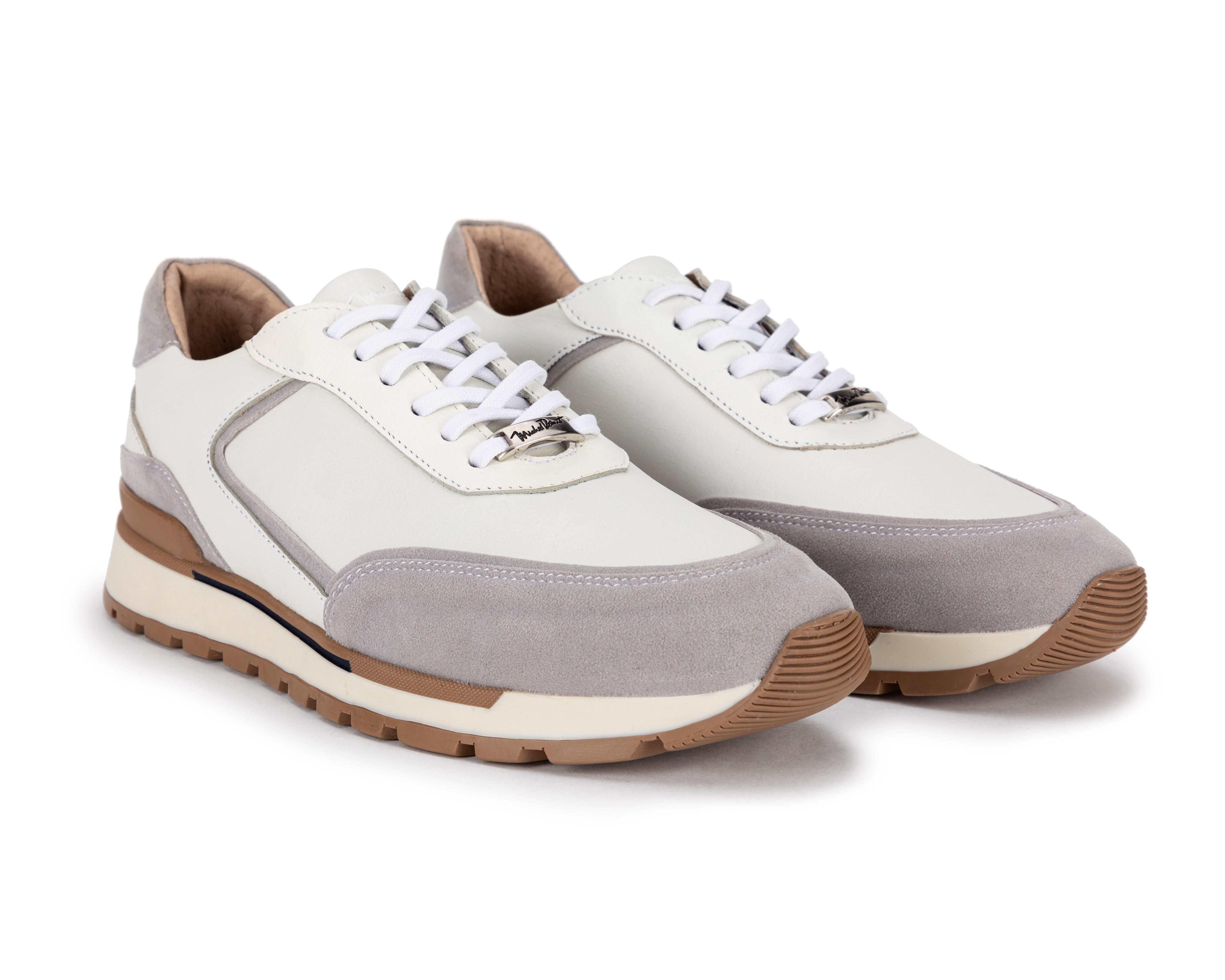 Foto 1 | Tenis Casuales Michel Domit de Piel para Hombre