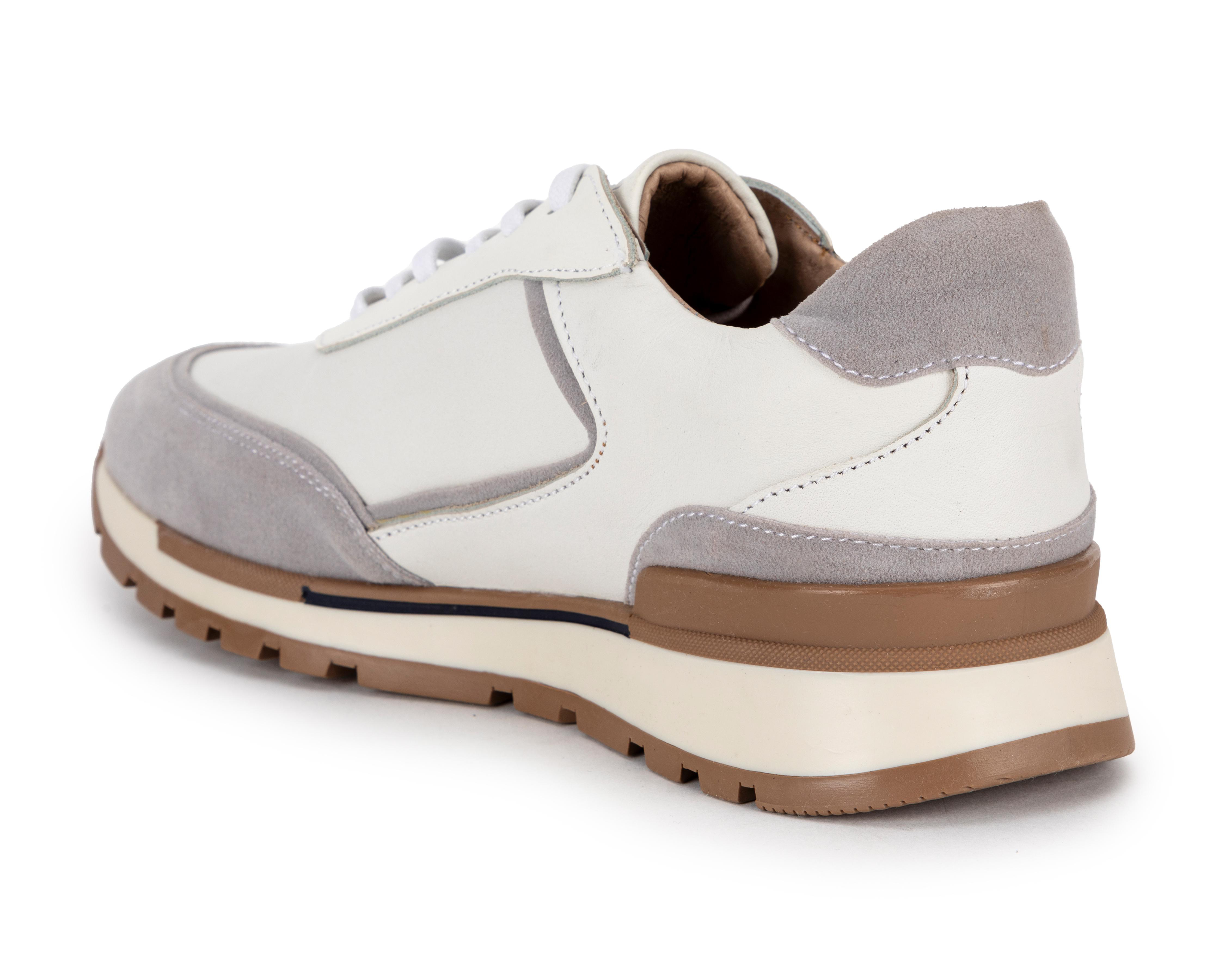 Foto 4 pulgar | Tenis Casuales Michel Domit de Piel para Hombre