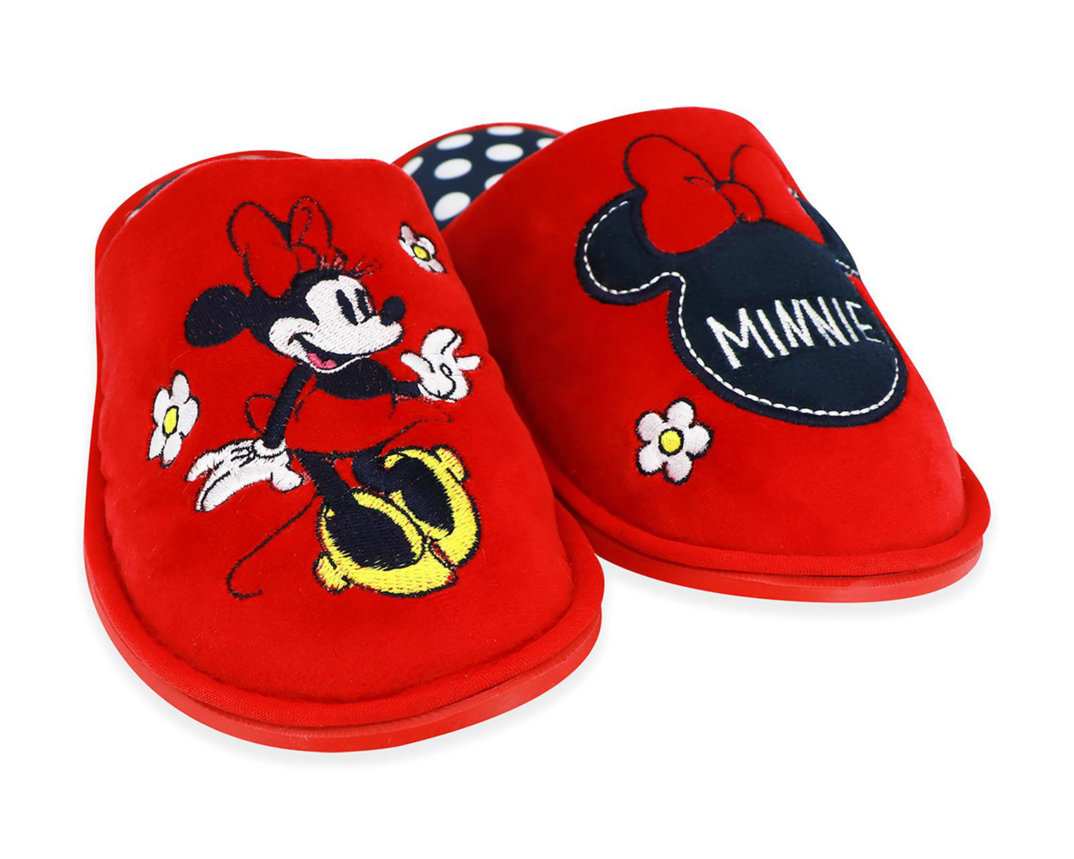 Foto 2 pulgar | Pantuflas Disney Minnie Mouse para Mujer