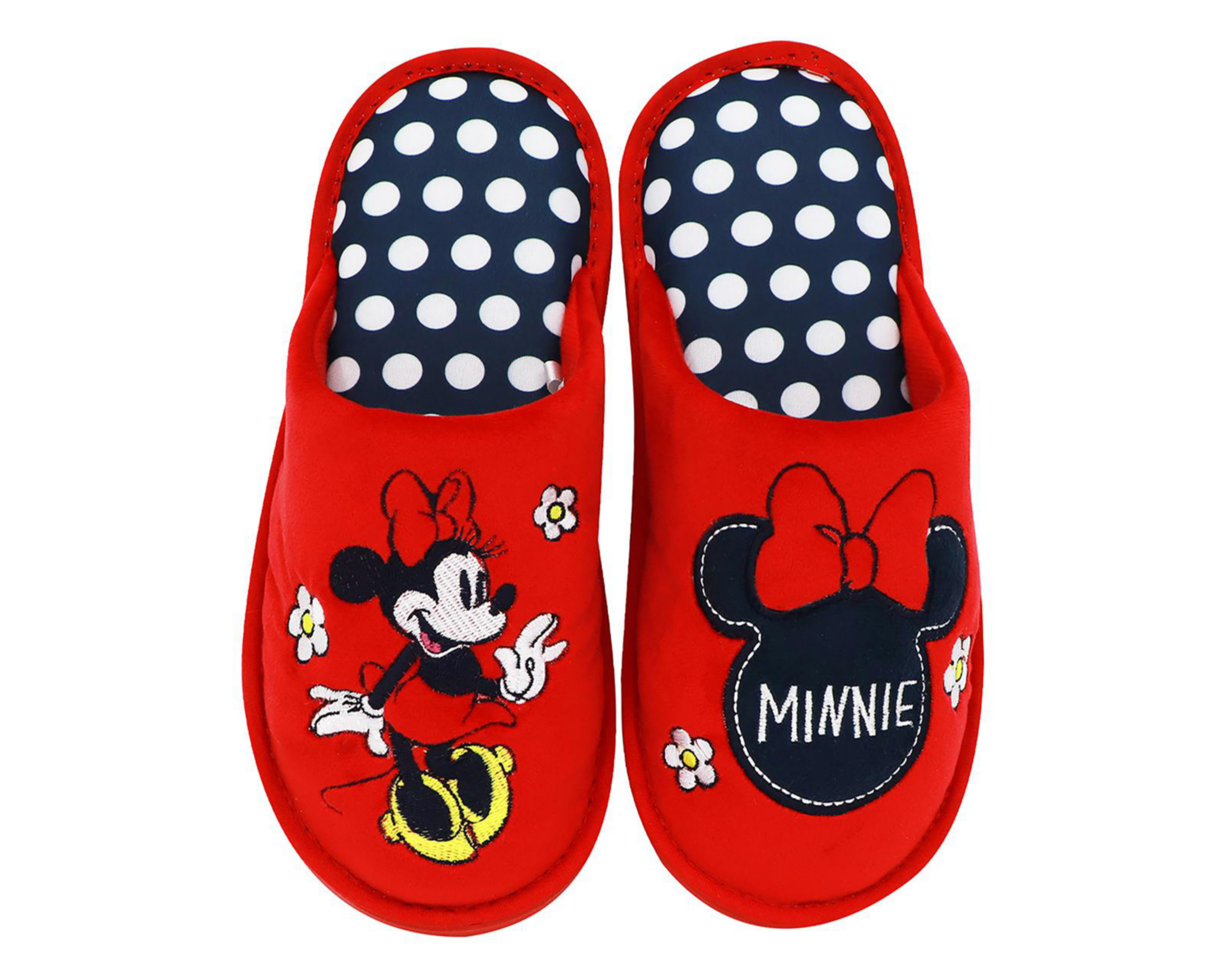 Foto 4 pulgar | Pantuflas Disney Minnie Mouse para Mujer