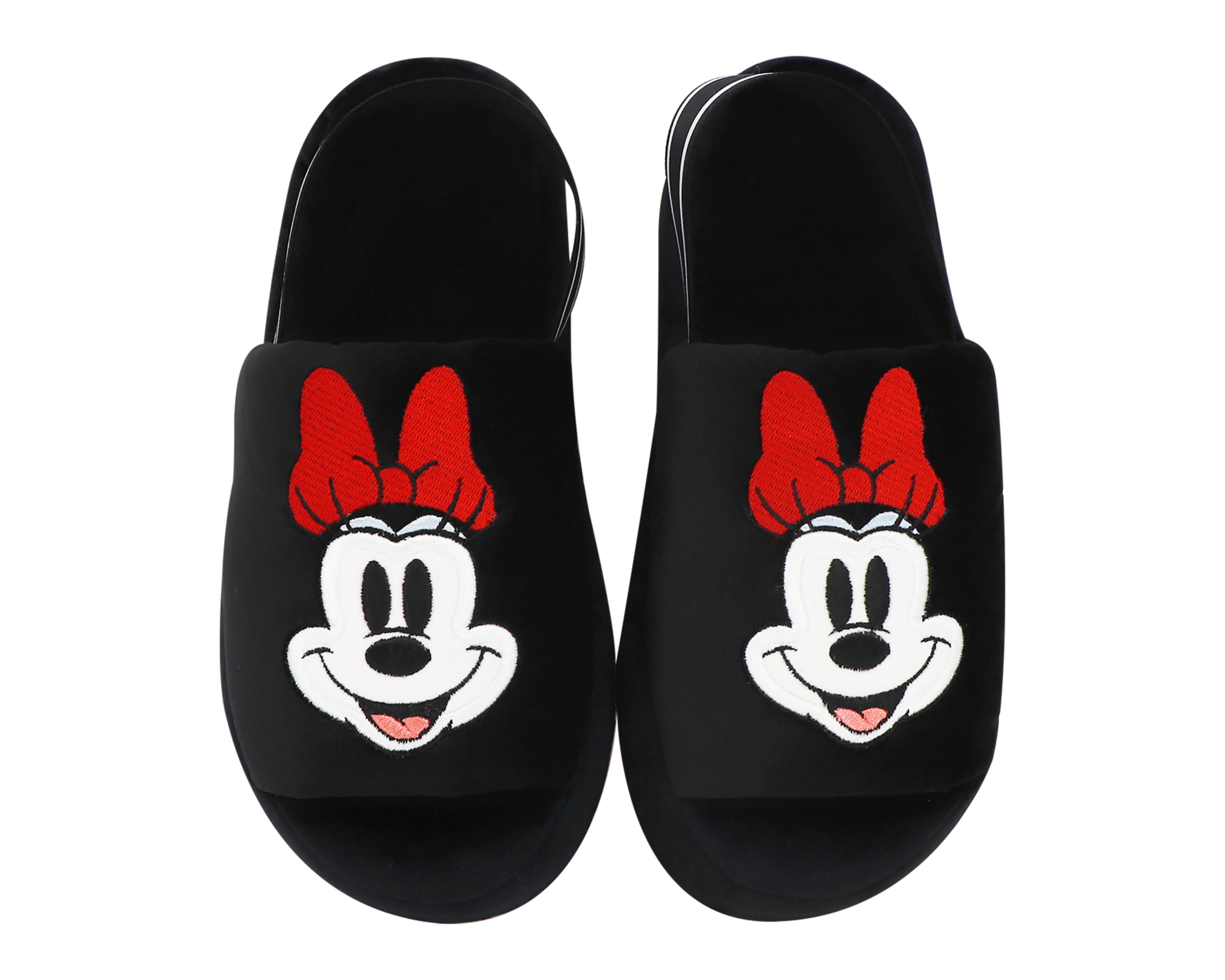 Foto 4 pulgar | Pantuflas Disney Minnie Mouse para Mujer