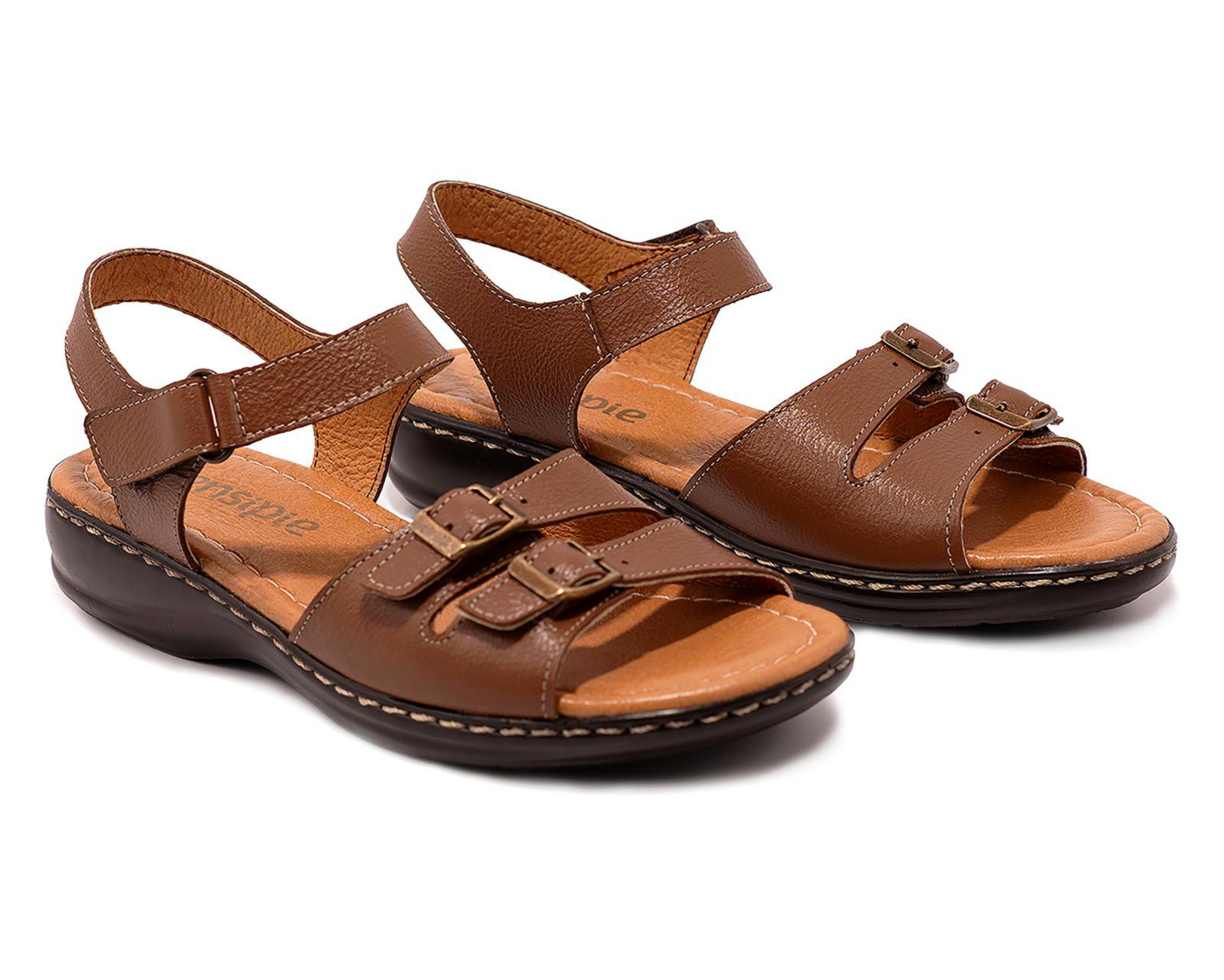 Sandalias Confort Sensipie de Piel para Mujer