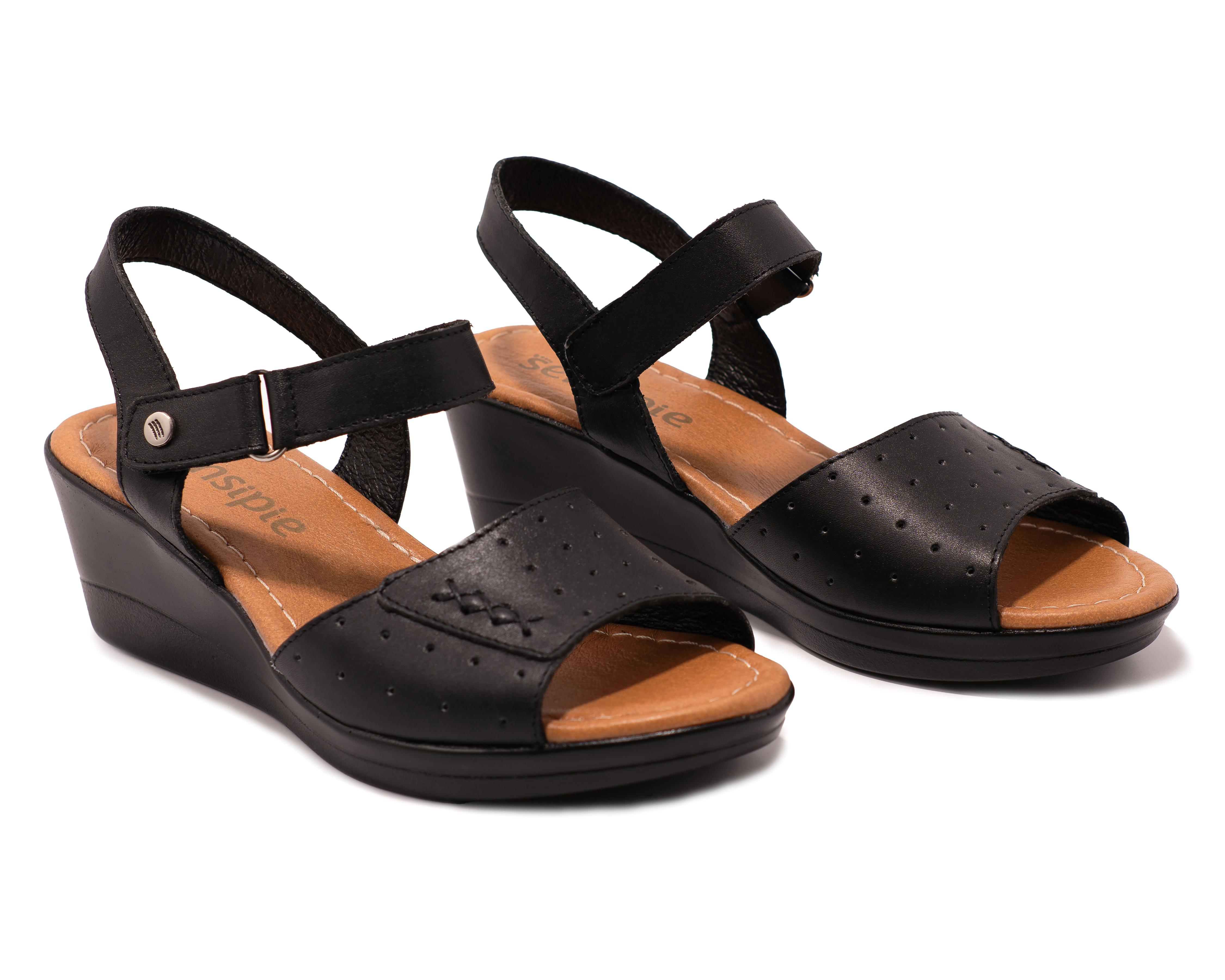 Sandalias Confort Sensipie de Piel para Mujer