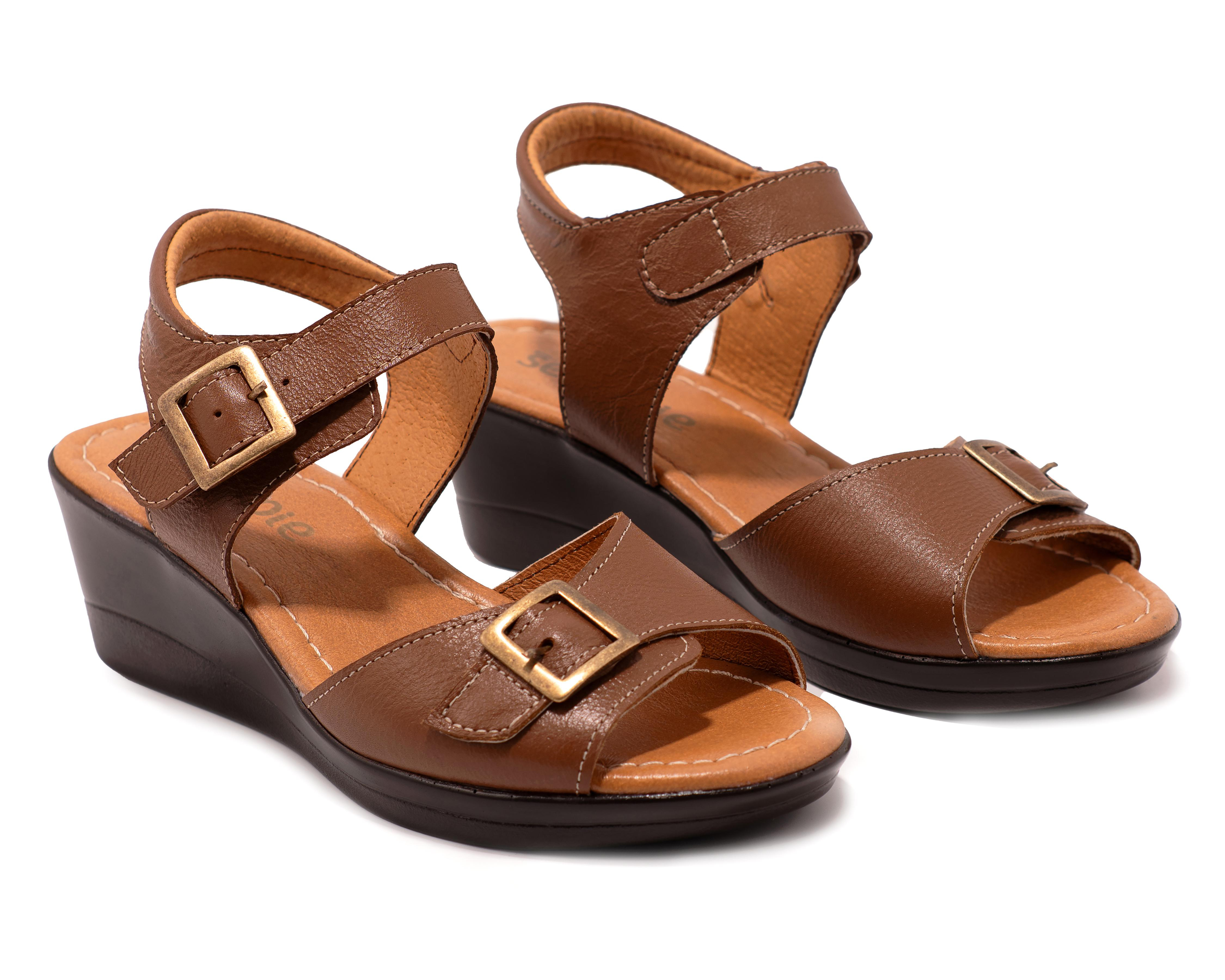 Sandalias Confort Sensipie de Piel para Mujer