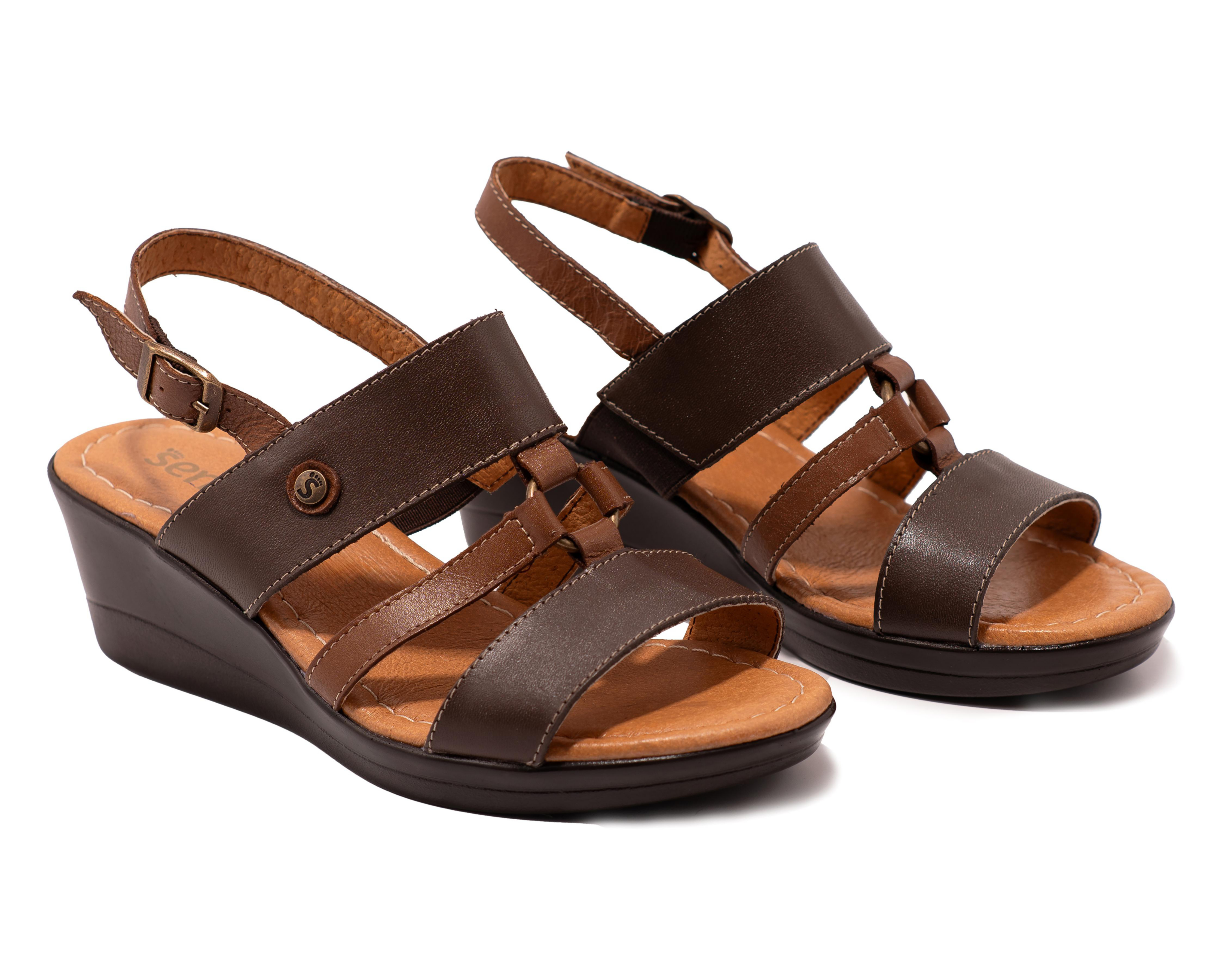 Sandalias Confort Sensipie de Piel para Mujer