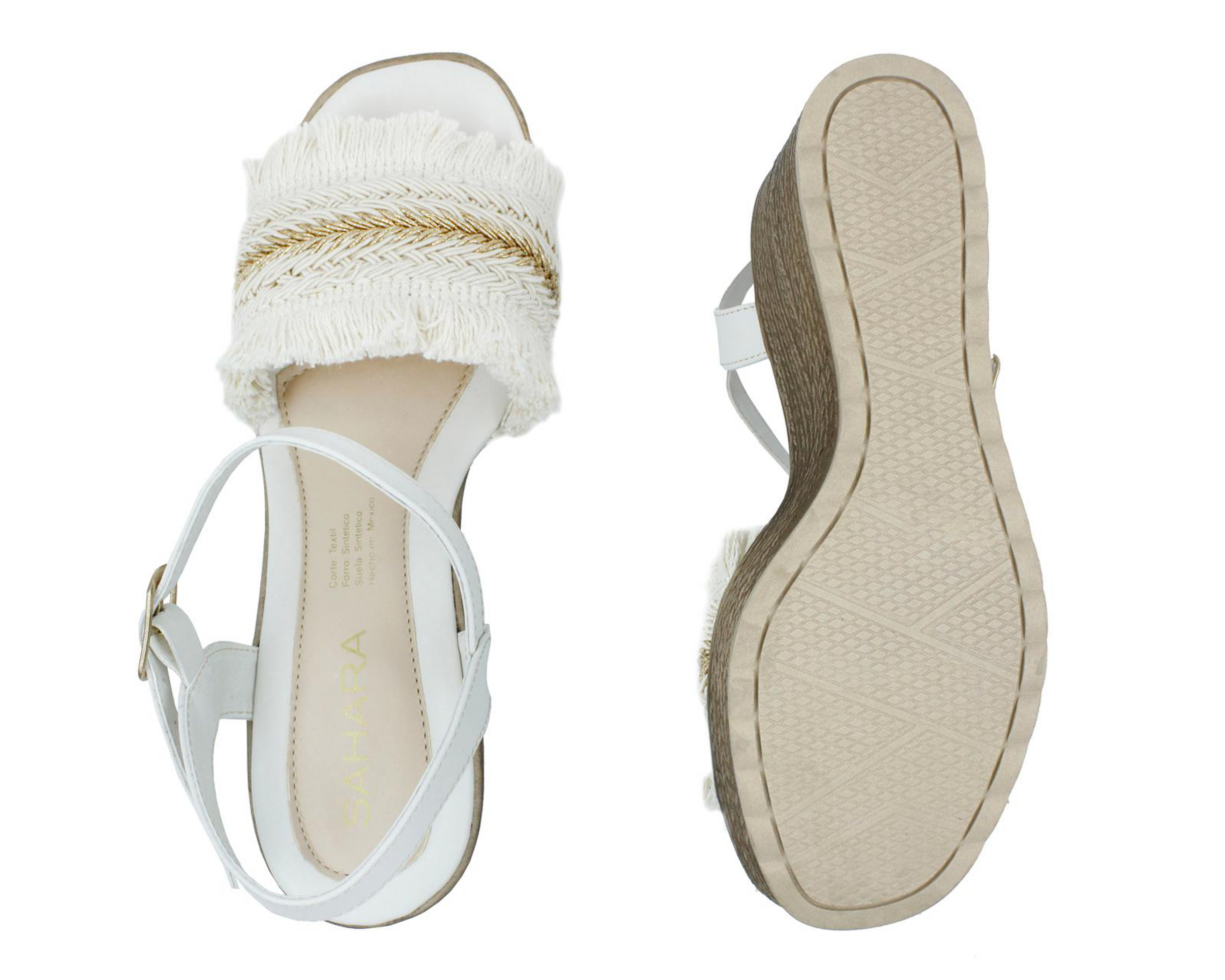 Foto 3 pulgar | Sandalias Casuales Sahara para Mujer