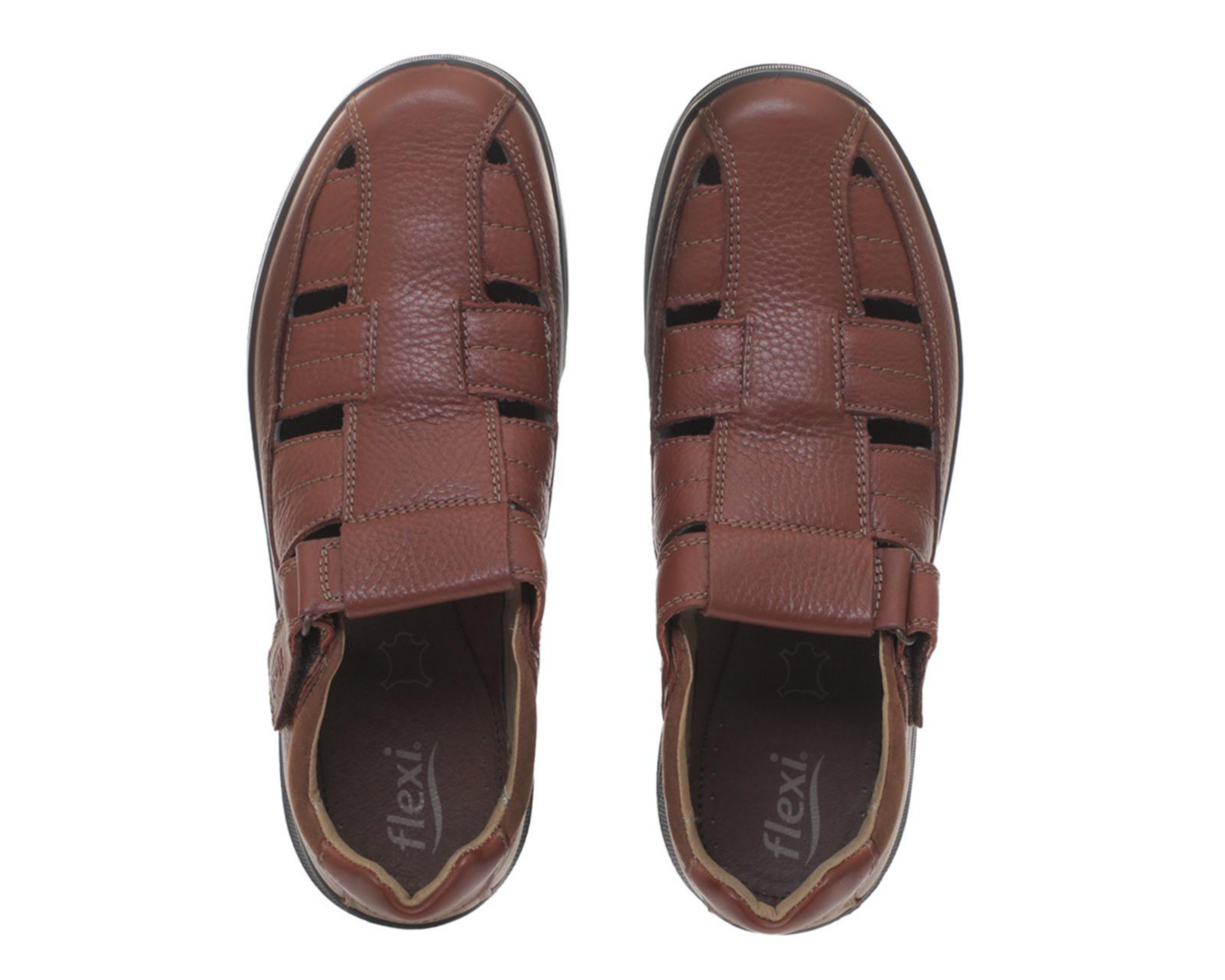 Foto 3 | Sandalias Flexi de Piel para Hombre