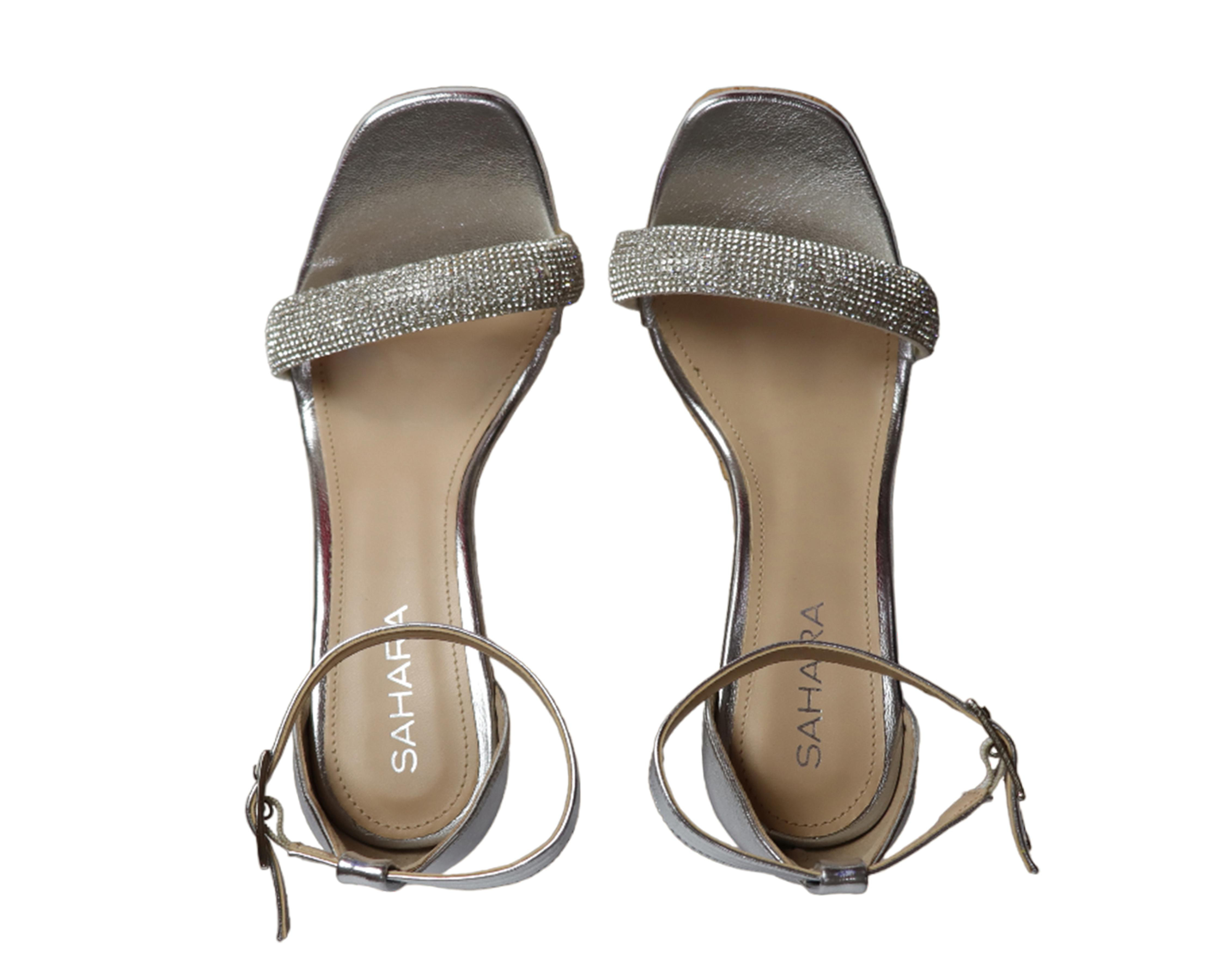 Foto 4 pulgar | Sandalias de Tacón Sahara para Mujer