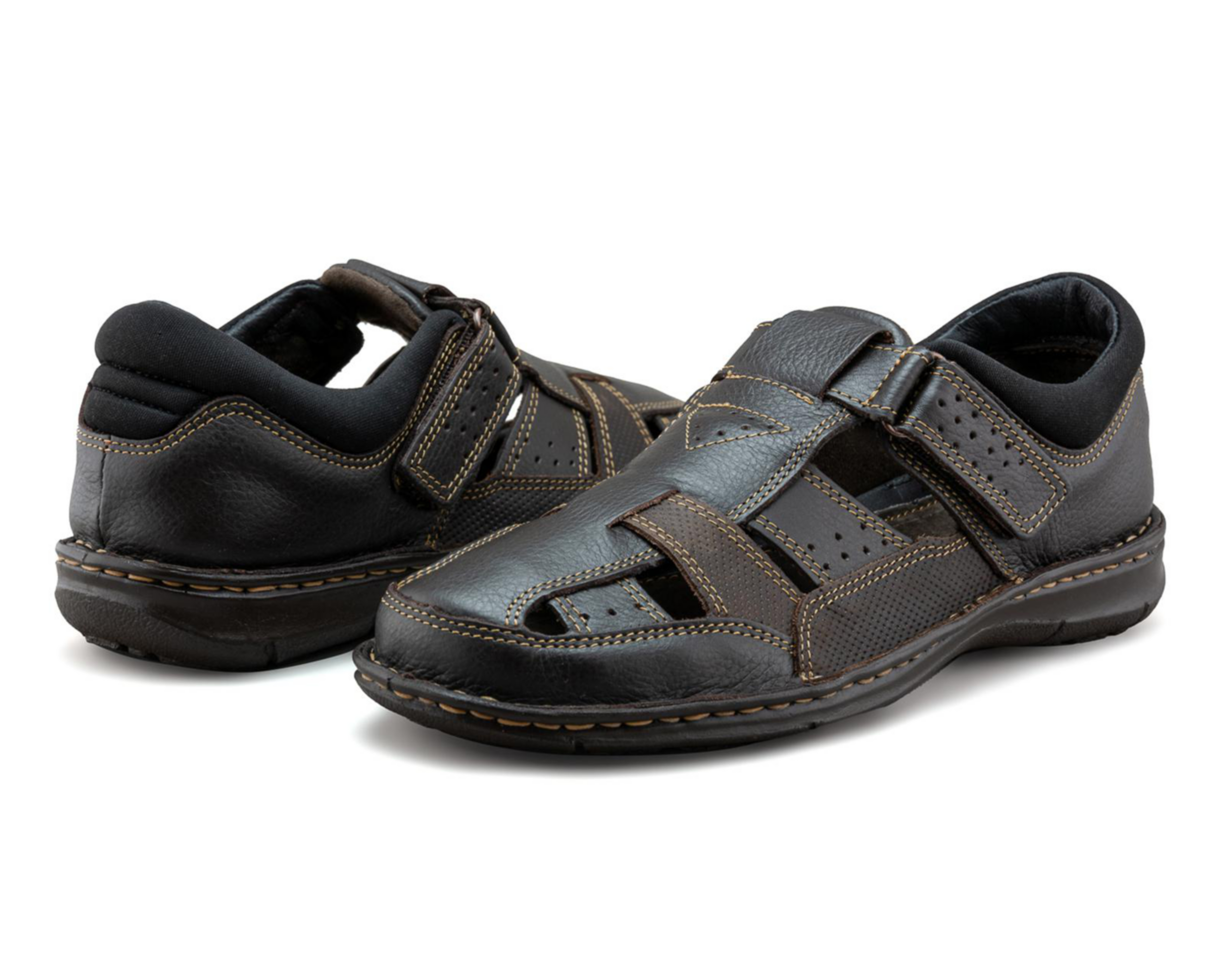 Sandalias Casuales Porto Sur de Piel para Hombre