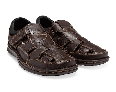 Foto 1 | Sandalias Casuales Porto Sur de Piel para Hombre