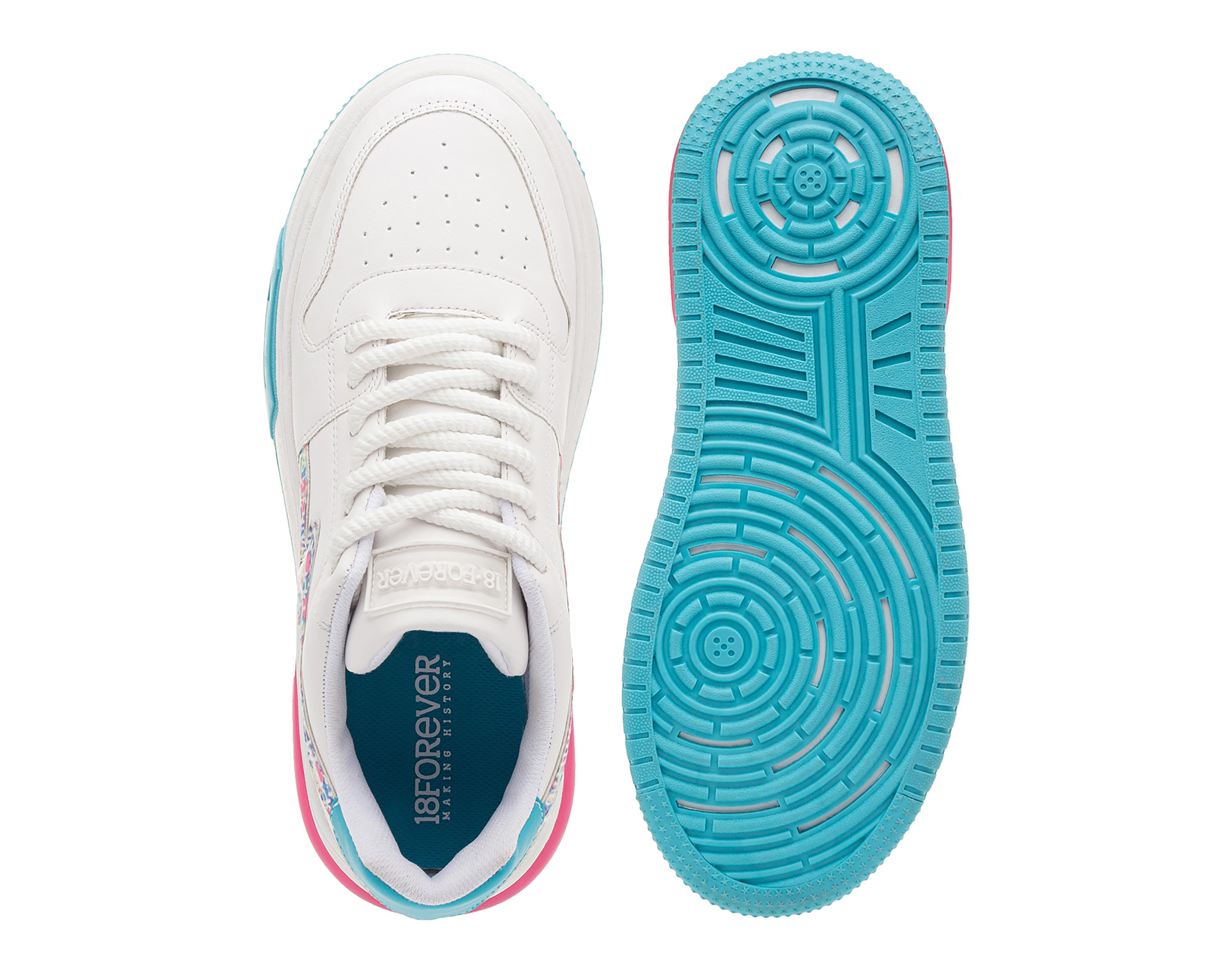 Foto 3 pulgar | Tenis Casuales 18 Forever para Mujer