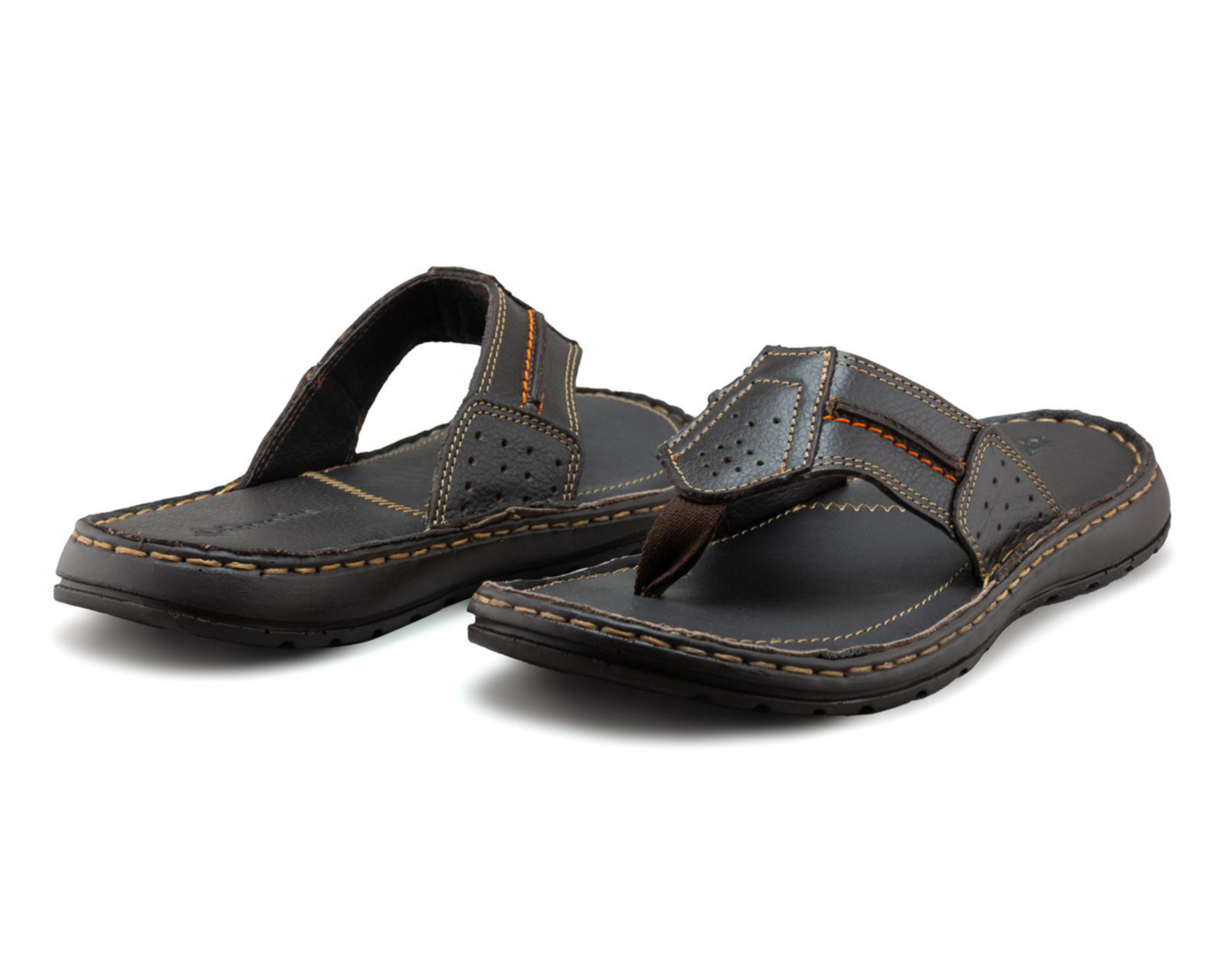 Foto 1 | Sandalias Casuales Porto Sur de Piel para Hombre