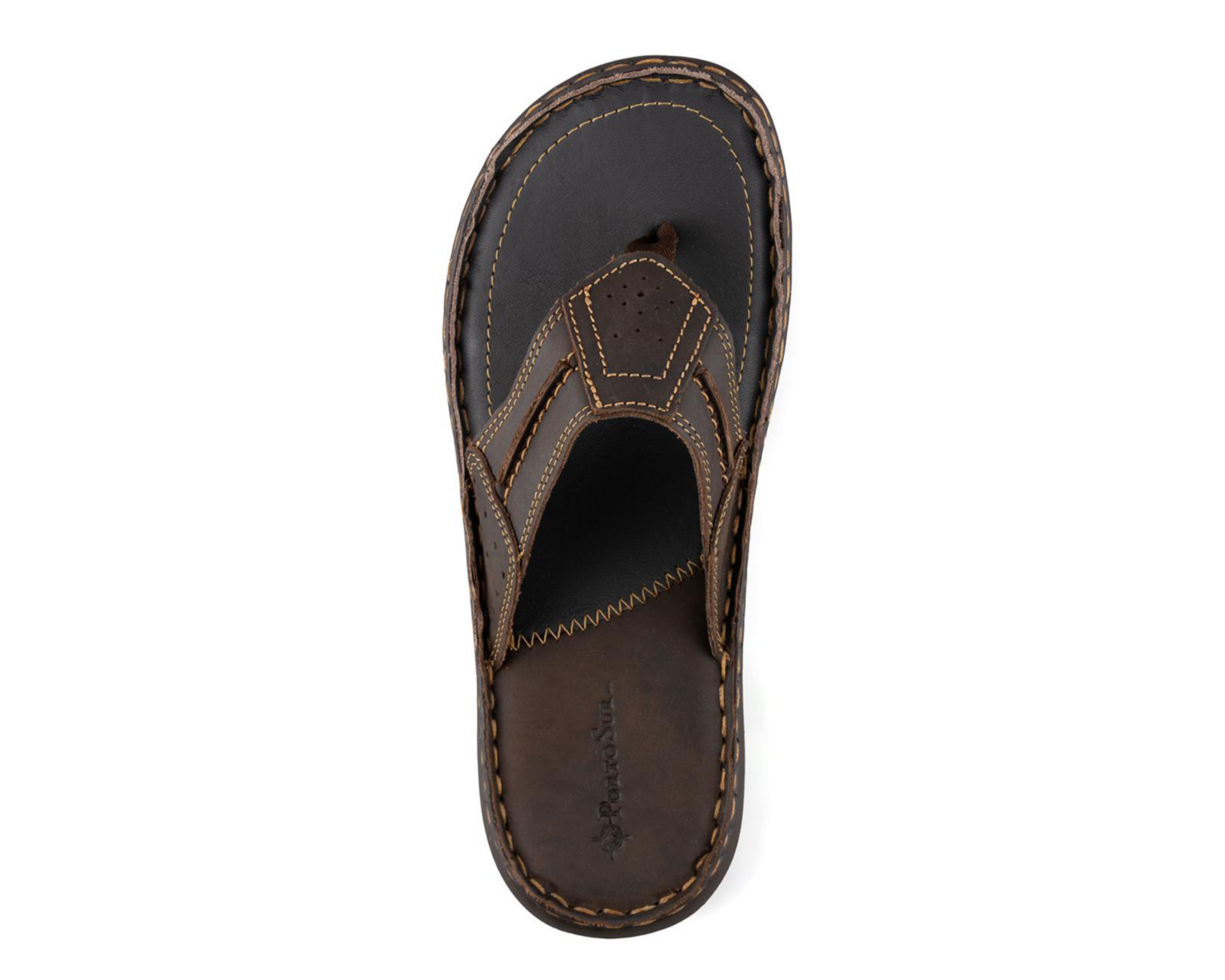 Foto 4 pulgar | Sandalias Casuales Porto Sur de Piel para Hombre