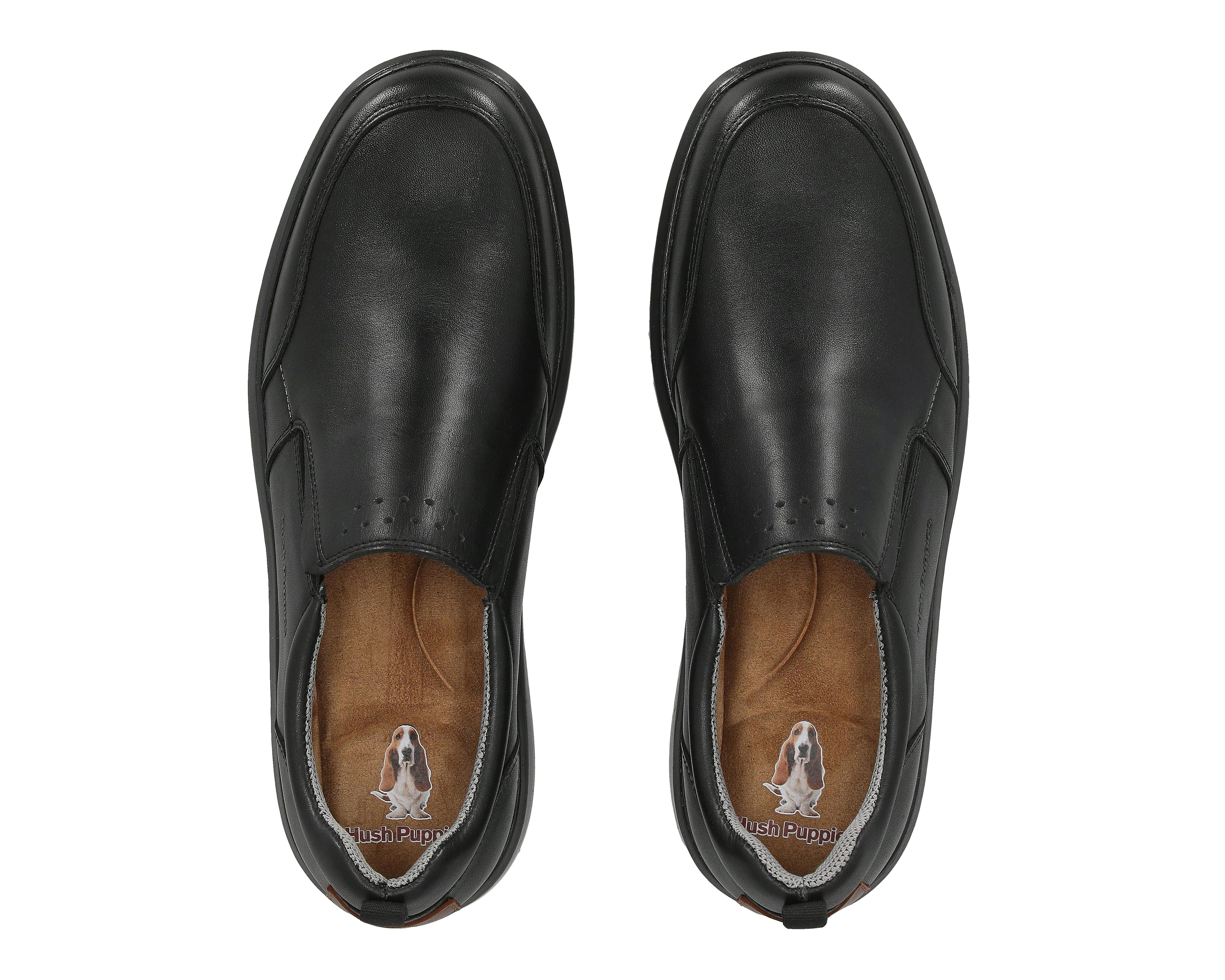 Foto 4 pulgar | Zapatos Confort Hush Puppies de Piel para Hombre