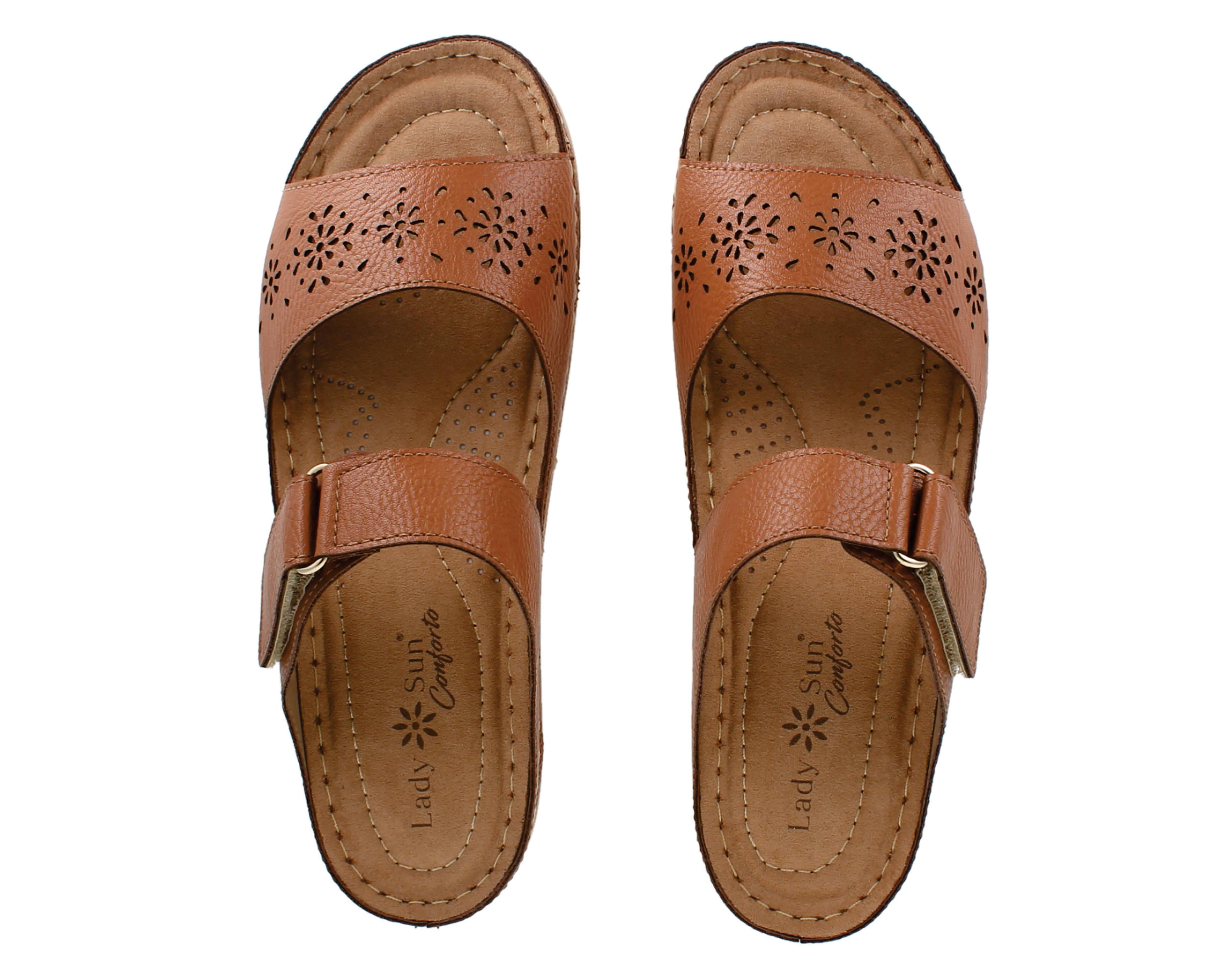 Foto 4 pulgar | Sandalias Confort Lady Sun Conforto para Mujer