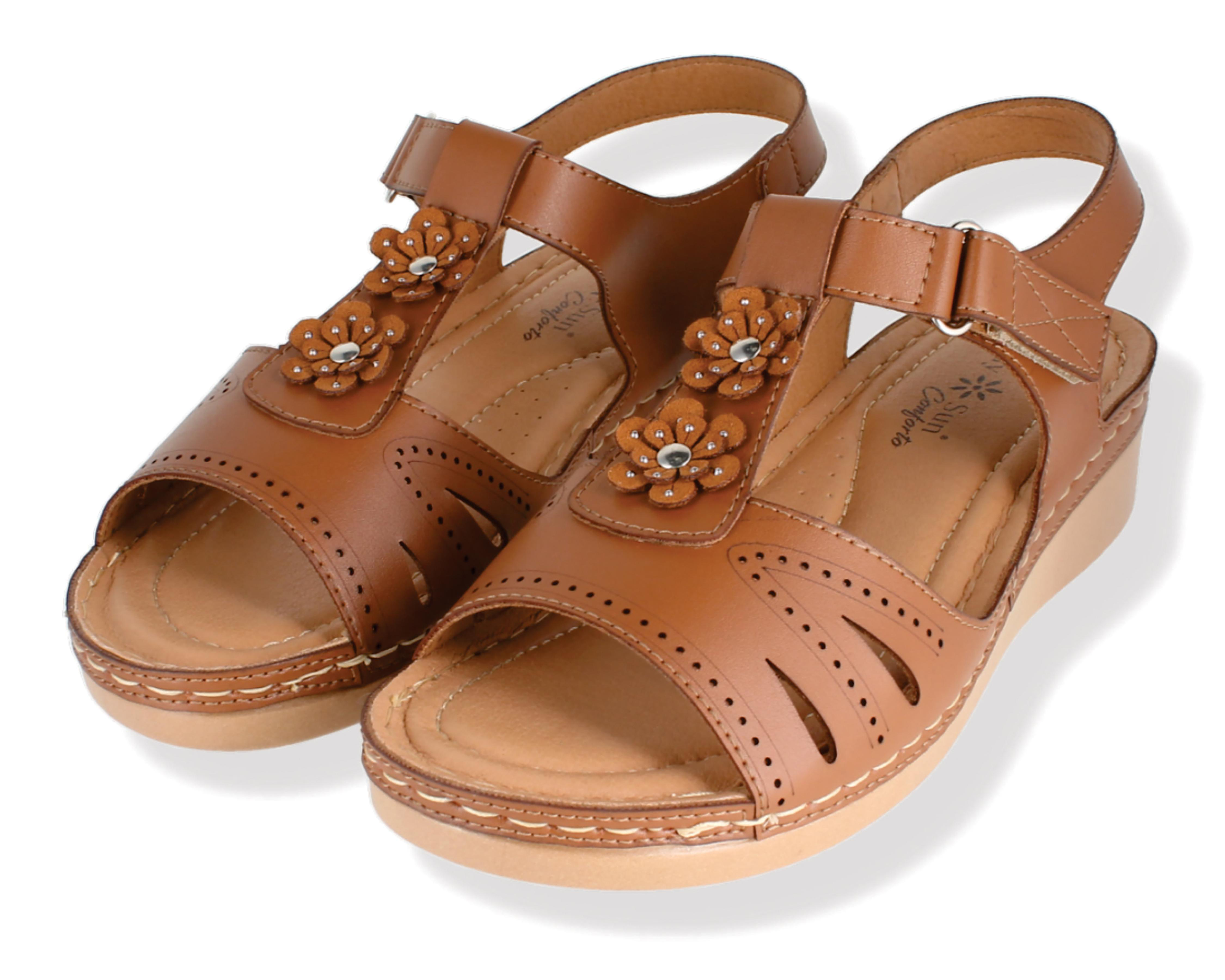 Foto 2 pulgar | Sandalias Confort Lady Sun Conforto para Mujer