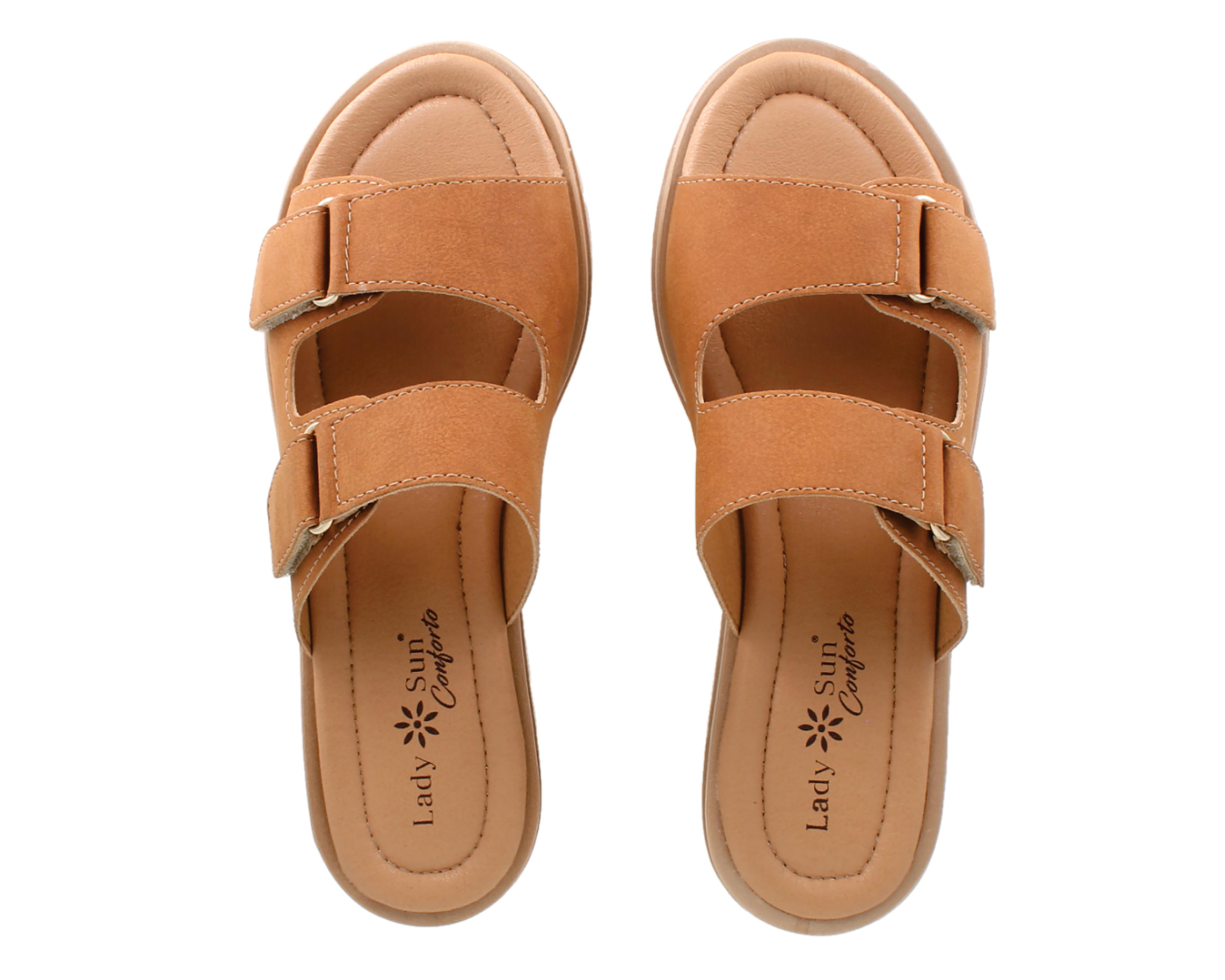 Foto 4 pulgar | Sandalias Confort Lady Sun Conforto para Mujer