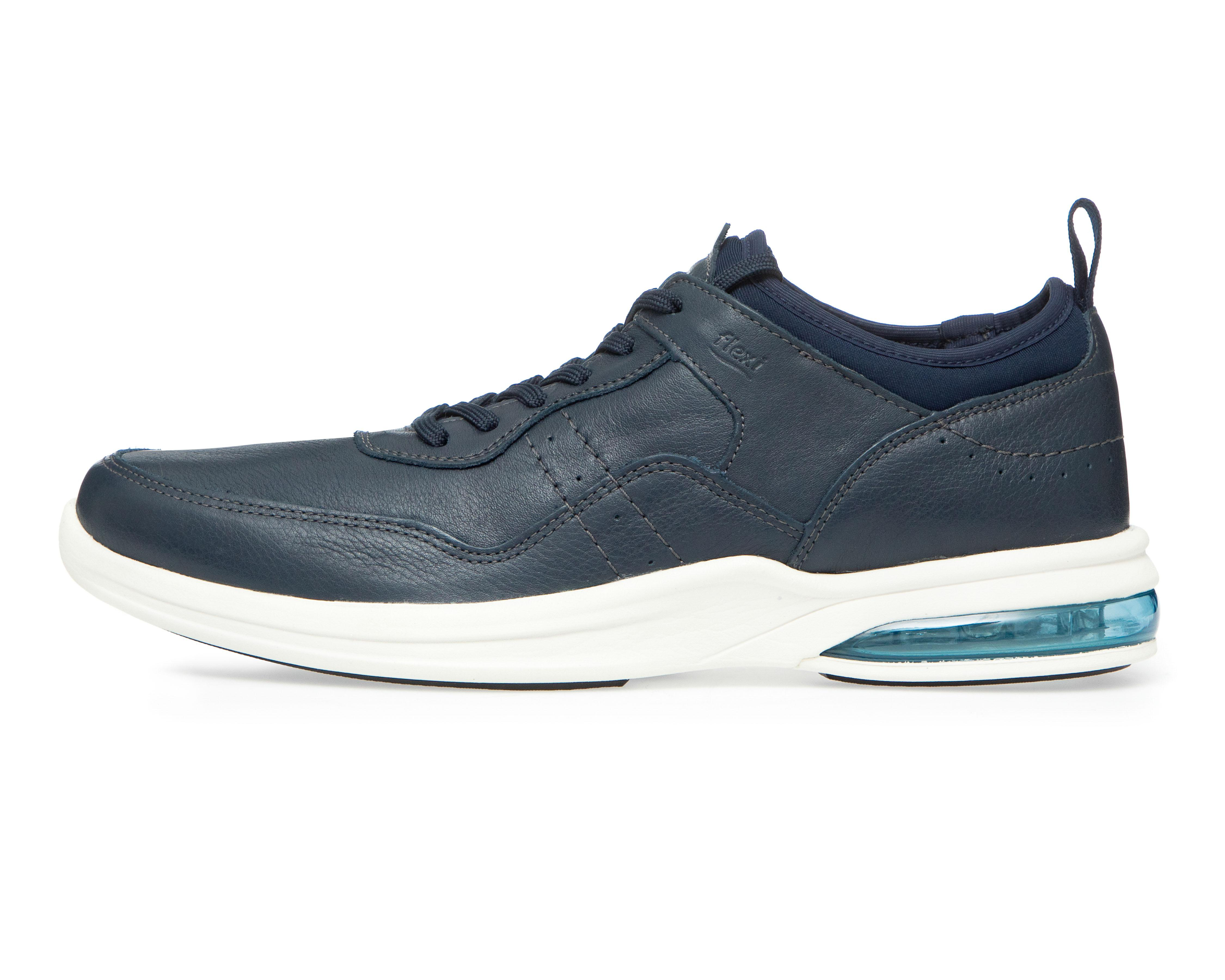 Foto 4 | Tenis Casuales Flexi de Piel para Hombre