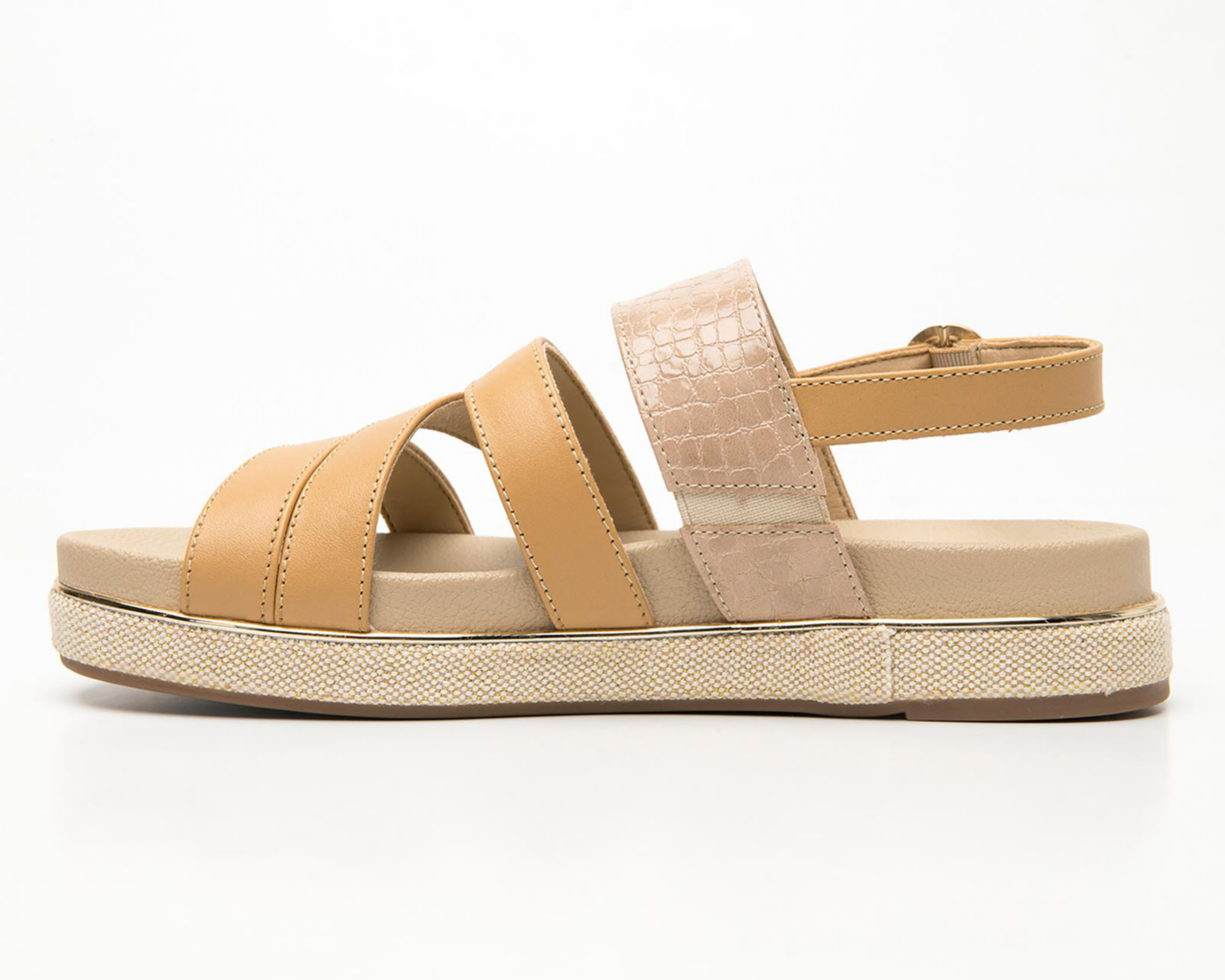 Foto 4 | Sandalias Confort Flexi de Piel para Mujer