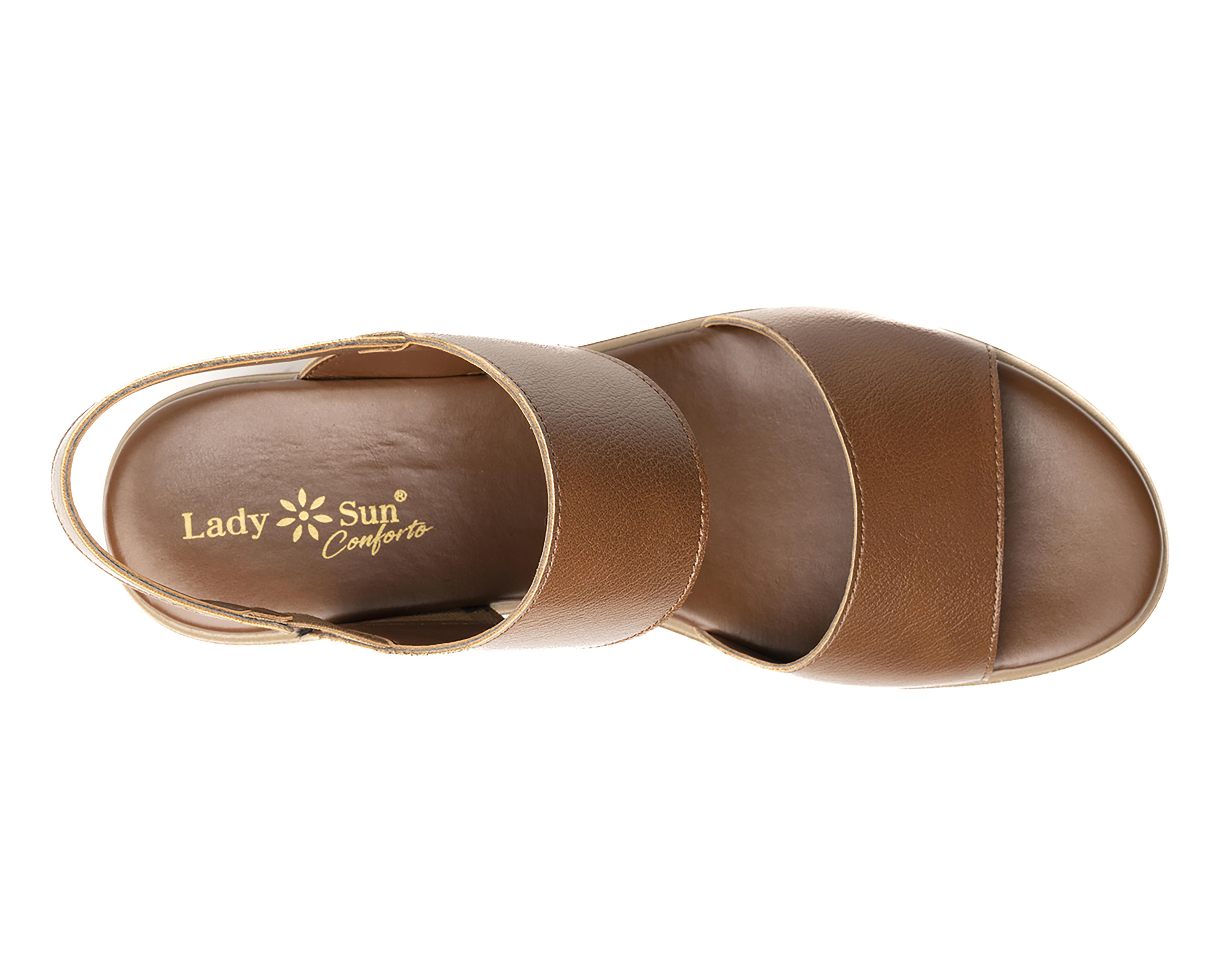 Foto 6 pulgar | Sandalias Confort Lady Sun Conforto para Mujer