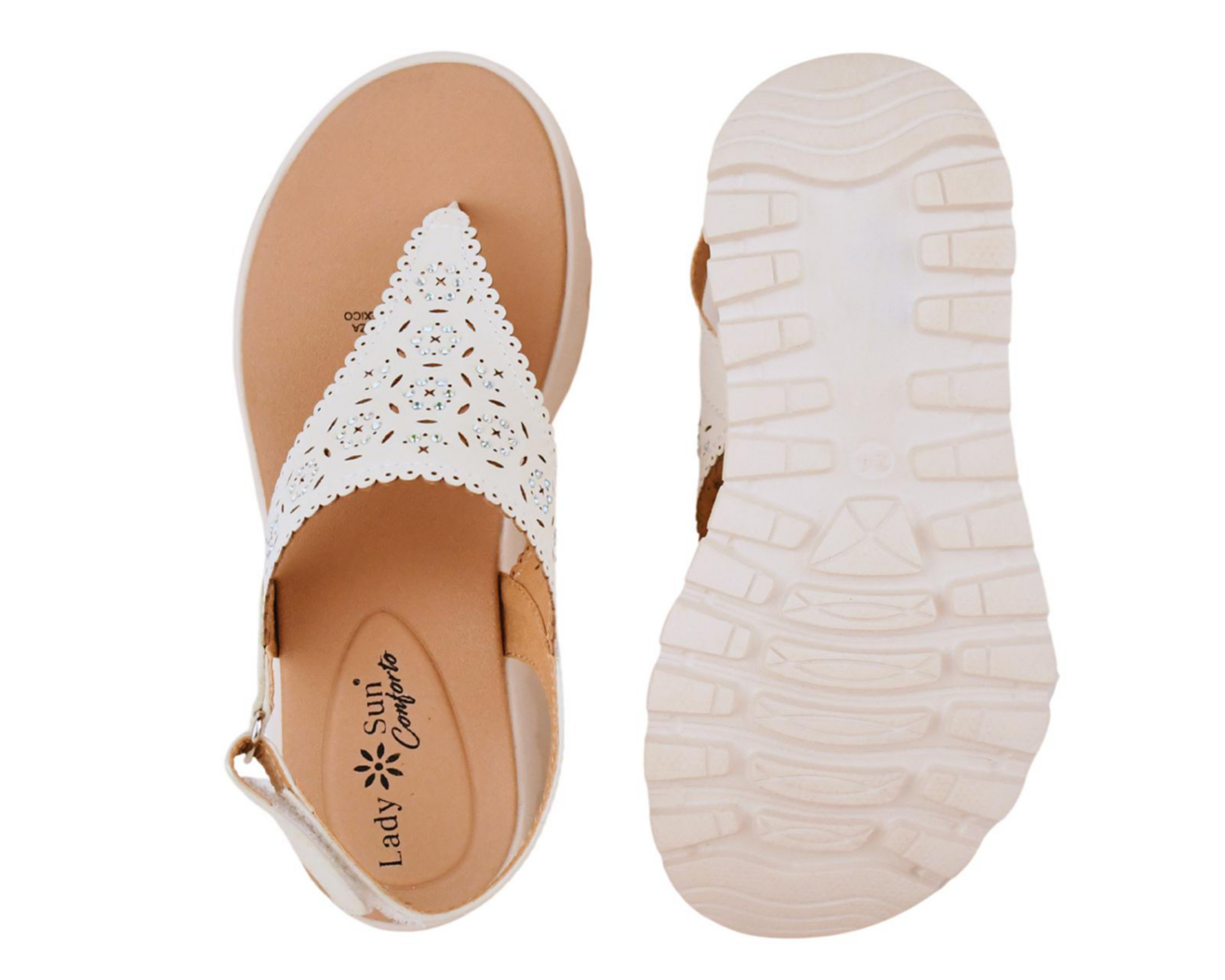 Foto 3 pulgar | Sandalias Casuales Lady Sun Conforto para Mujer