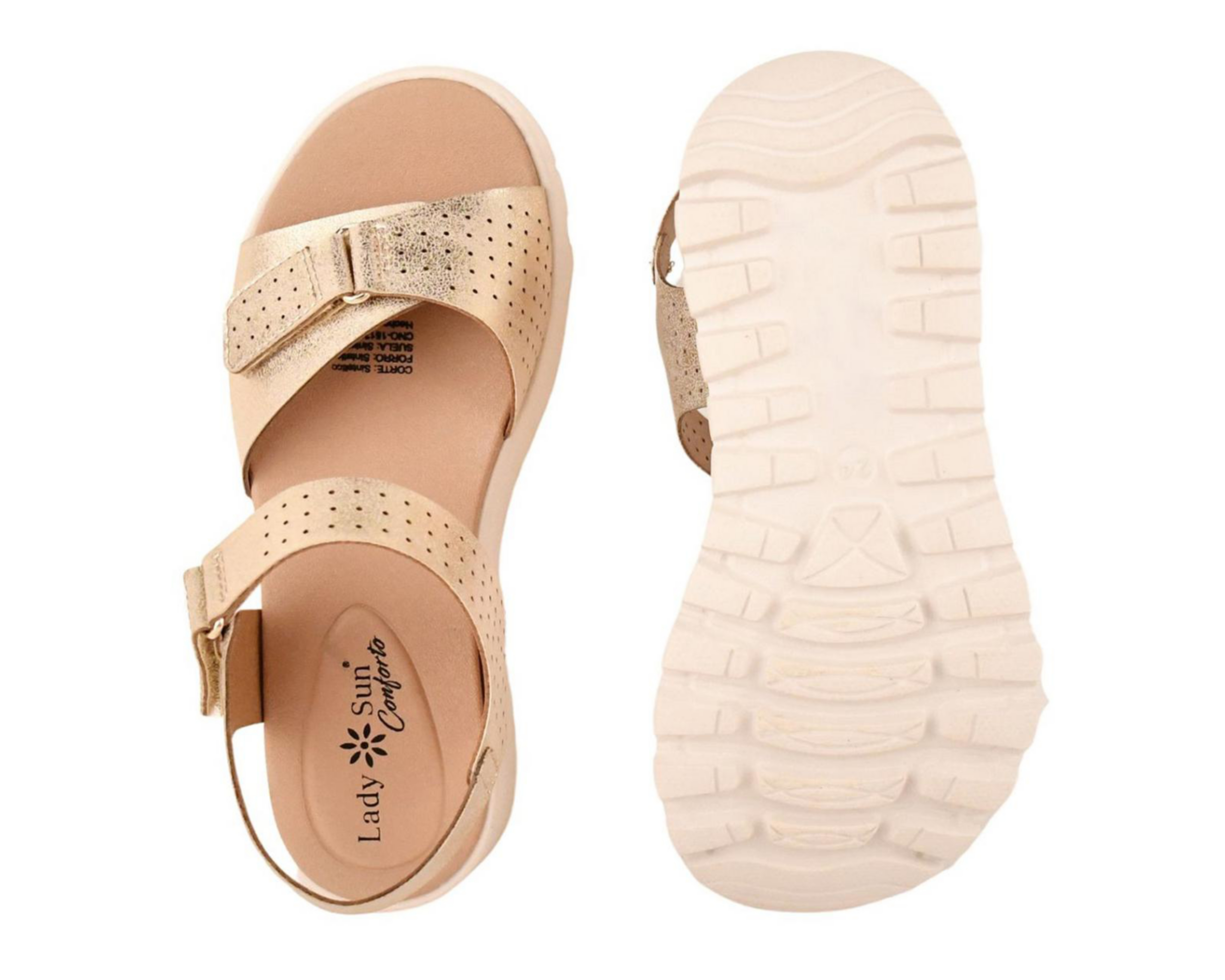 Foto 3 pulgar | Sandalias Confort Lady Sun Conforto para Mujer