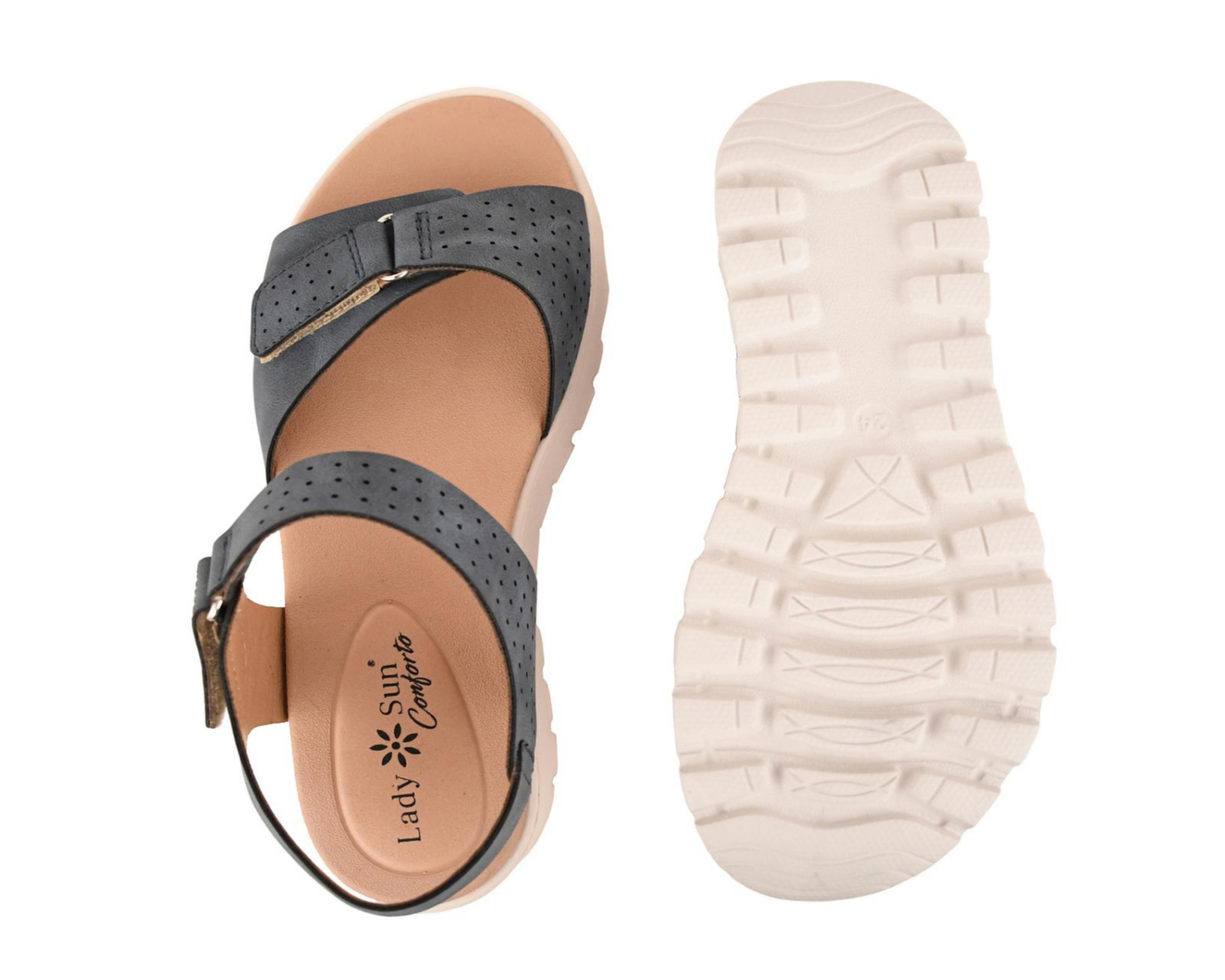 Foto 3 pulgar | Sandalias Confort Lady Sun Conforto para Mujer