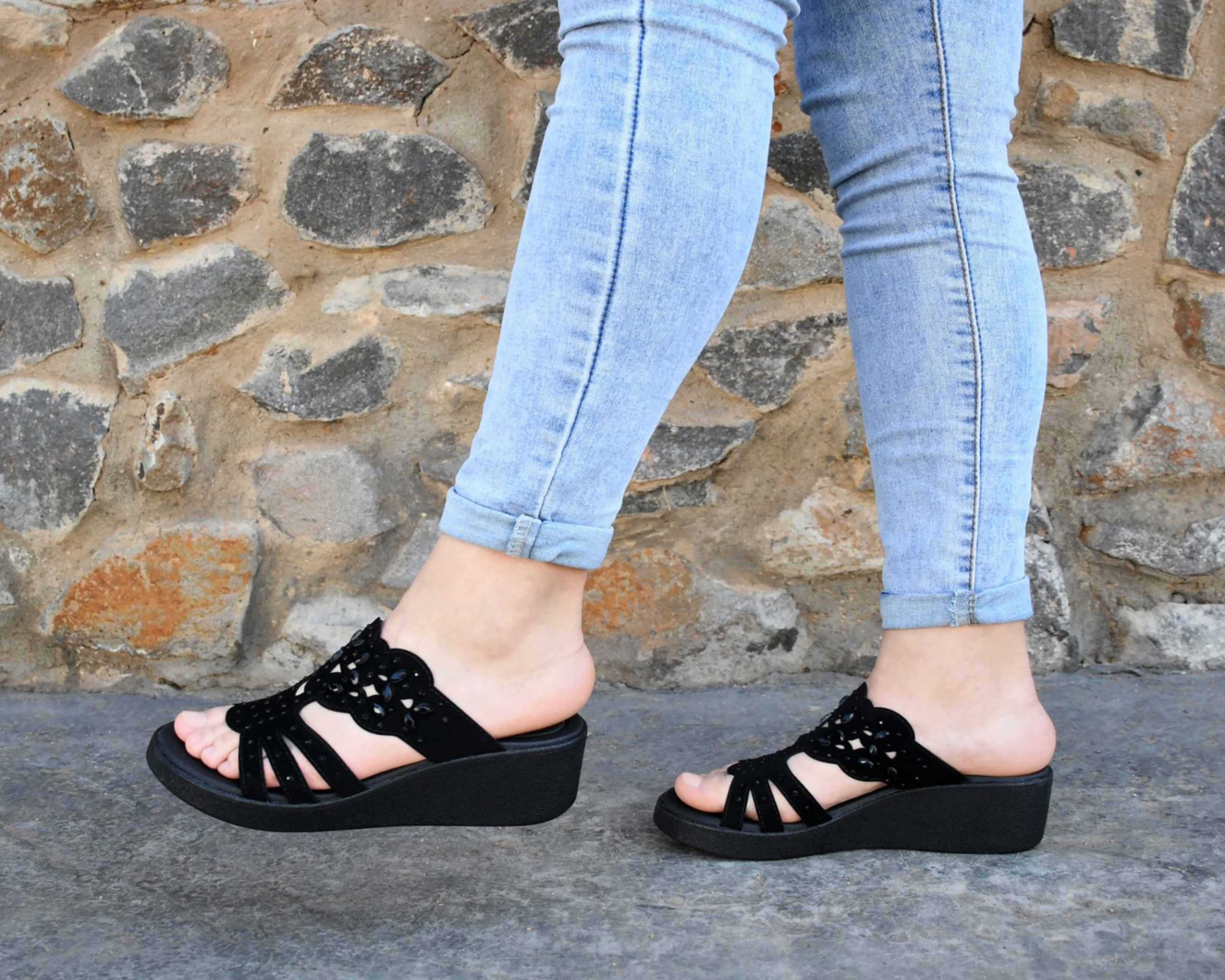 Foto 7 | Sandalias Confort Lady Sun Conforto para Mujer