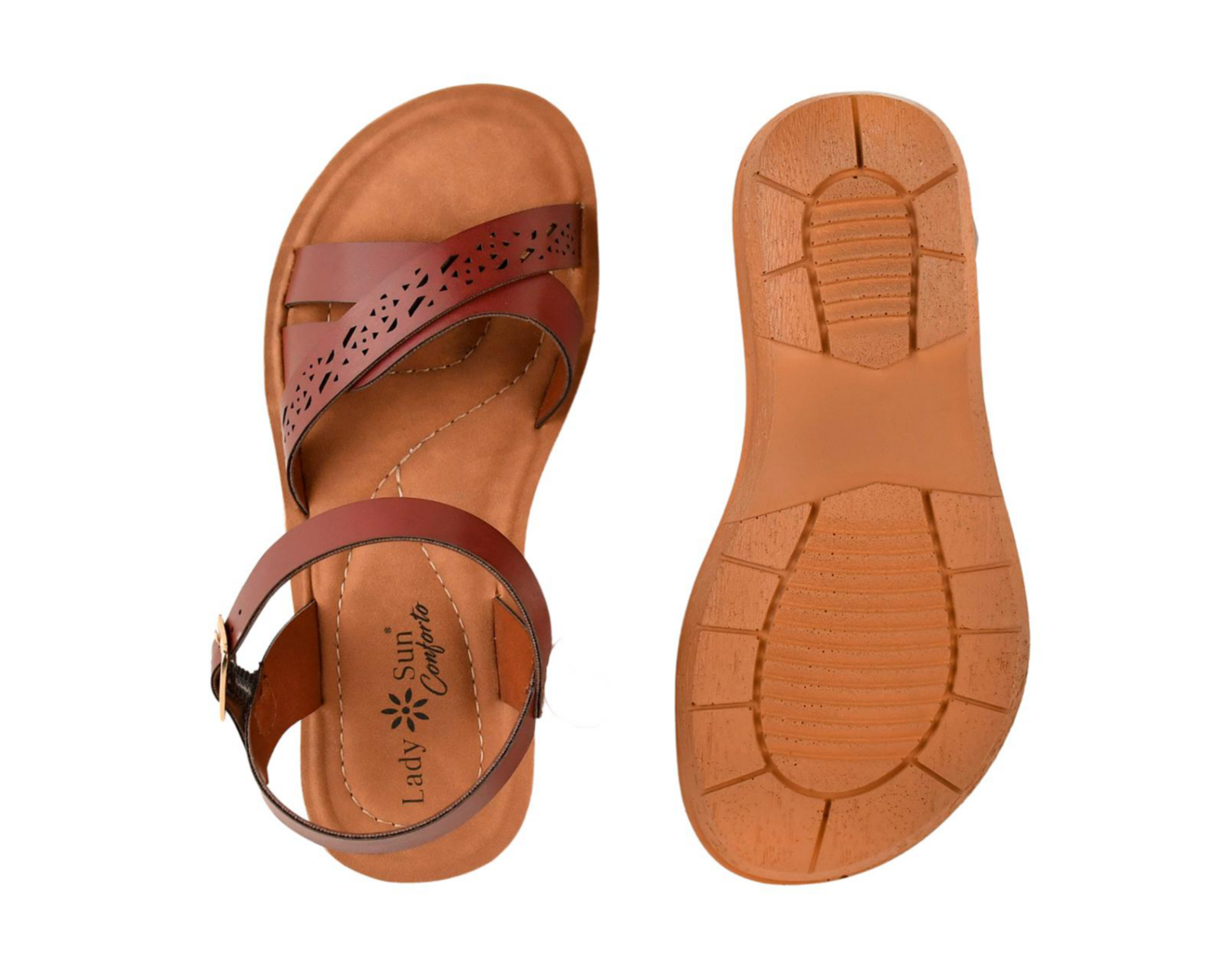 Foto 3 pulgar | Sandalias Confort Lady Sun Conforto para Mujer