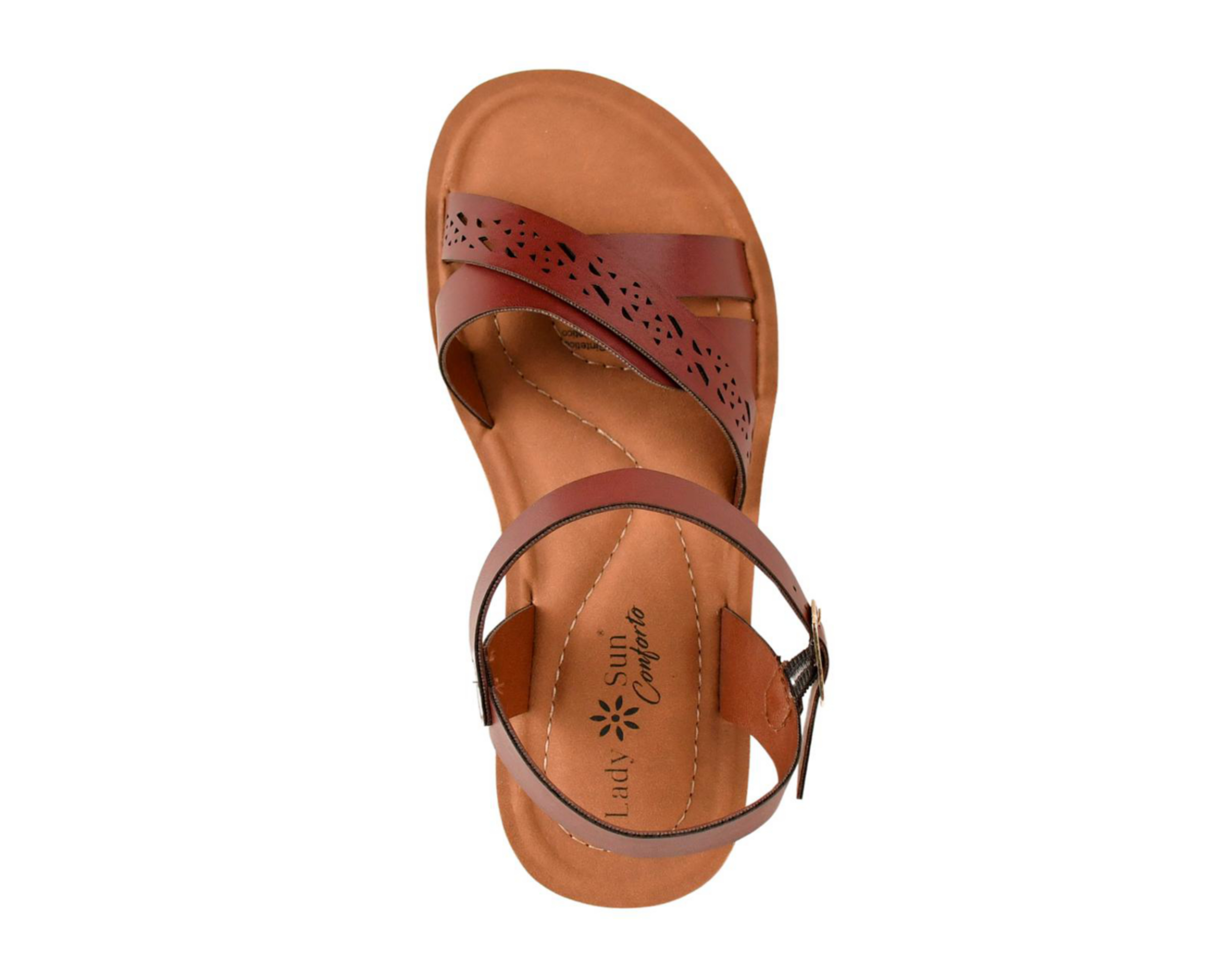 Foto 6 pulgar | Sandalias Confort Lady Sun Conforto para Mujer