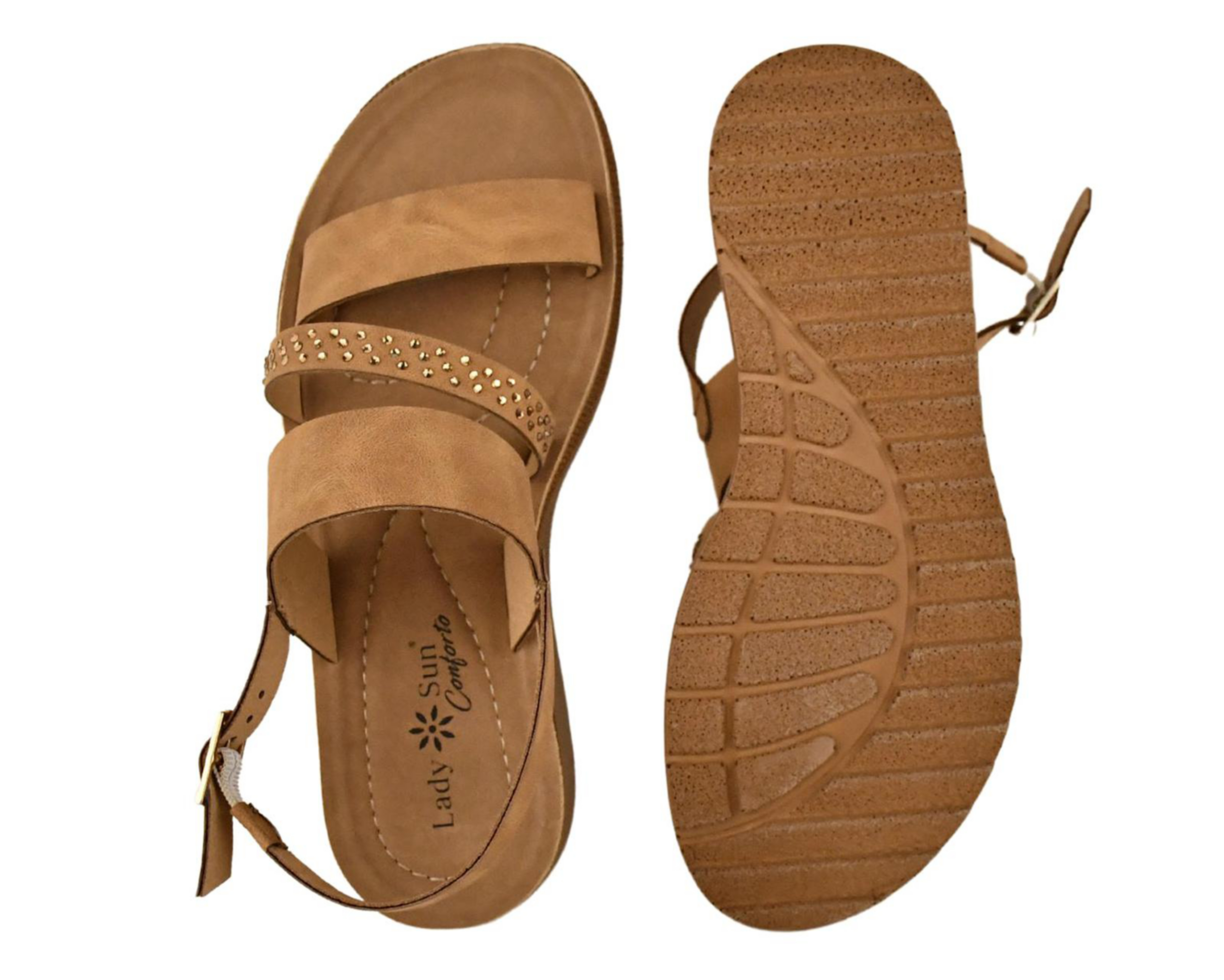 Foto 3 pulgar | Sandalias Confort Lady Sun Conforto para Mujer