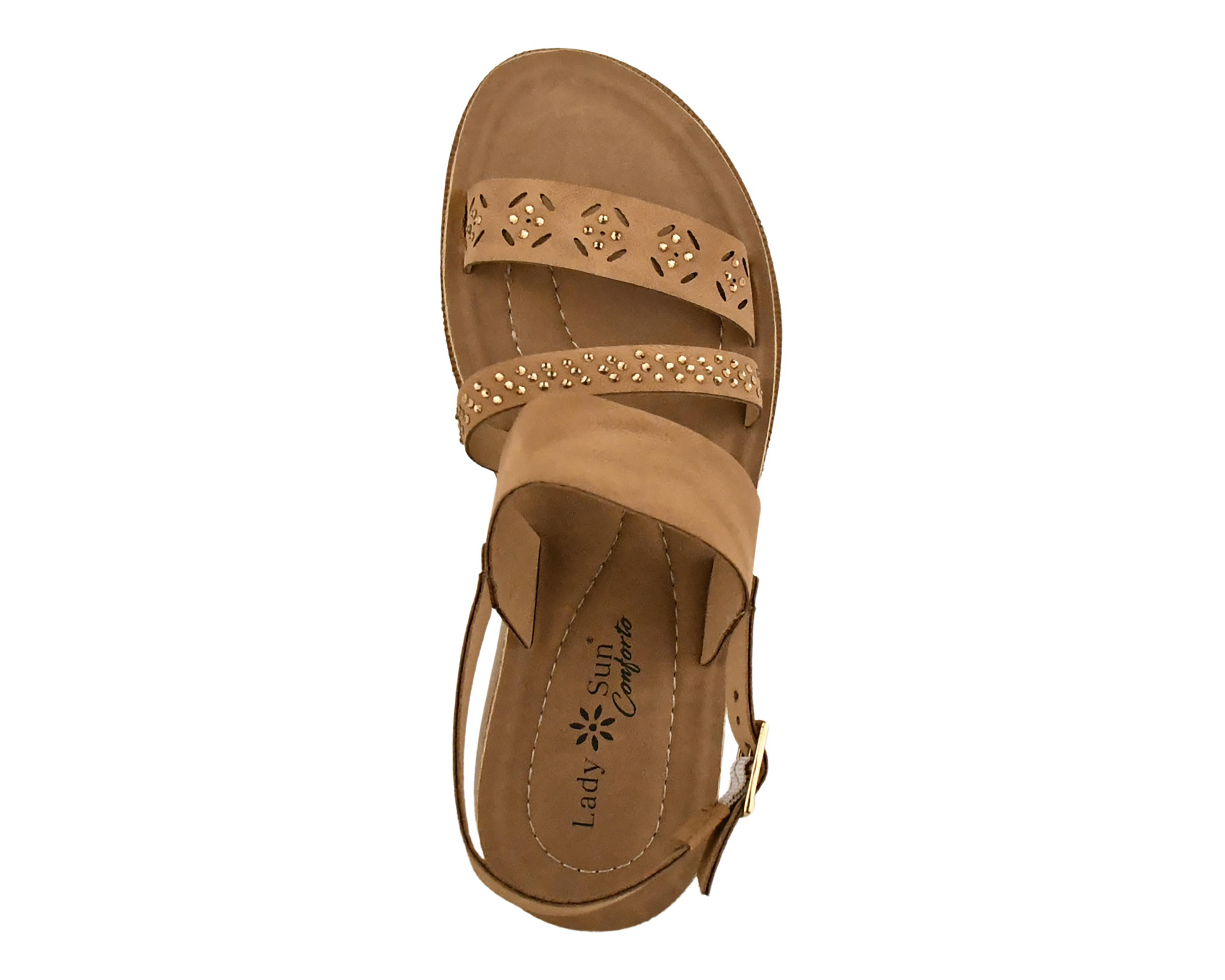 Foto 6 pulgar | Sandalias Confort Lady Sun Conforto para Mujer