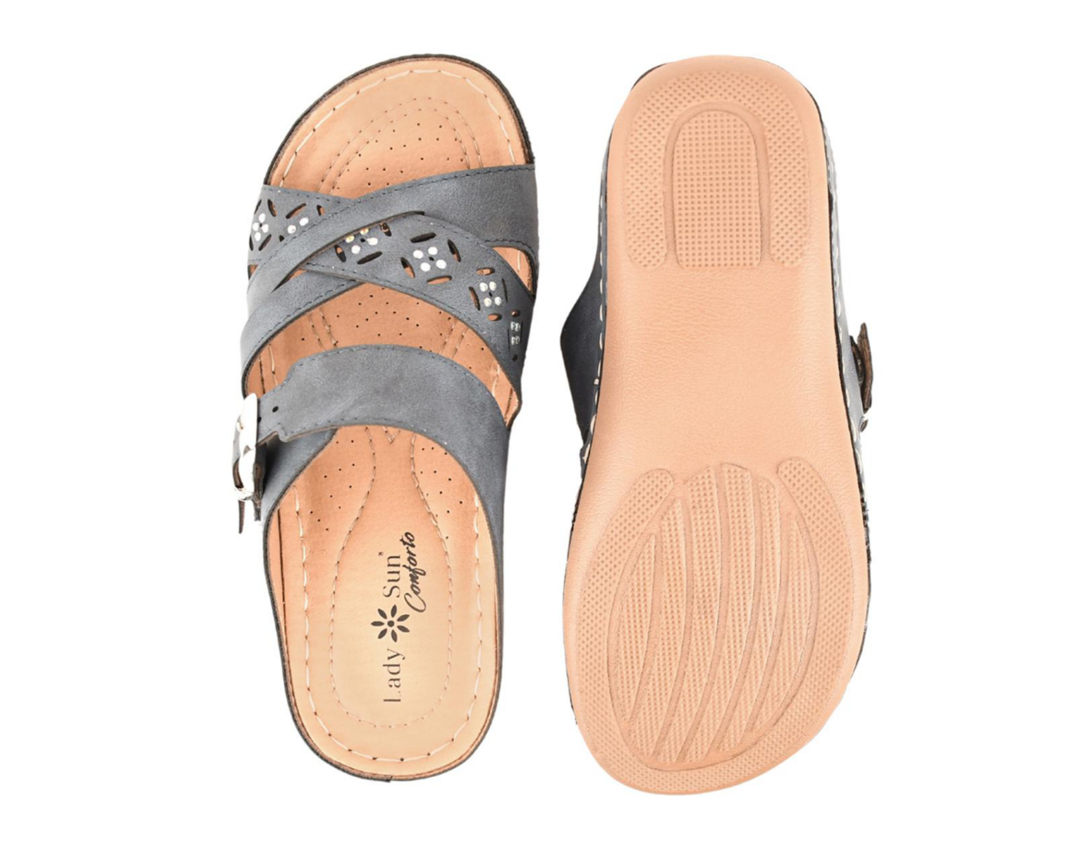 Foto 3 pulgar | Sandalias Confort Lady Sun Conforto para Mujer