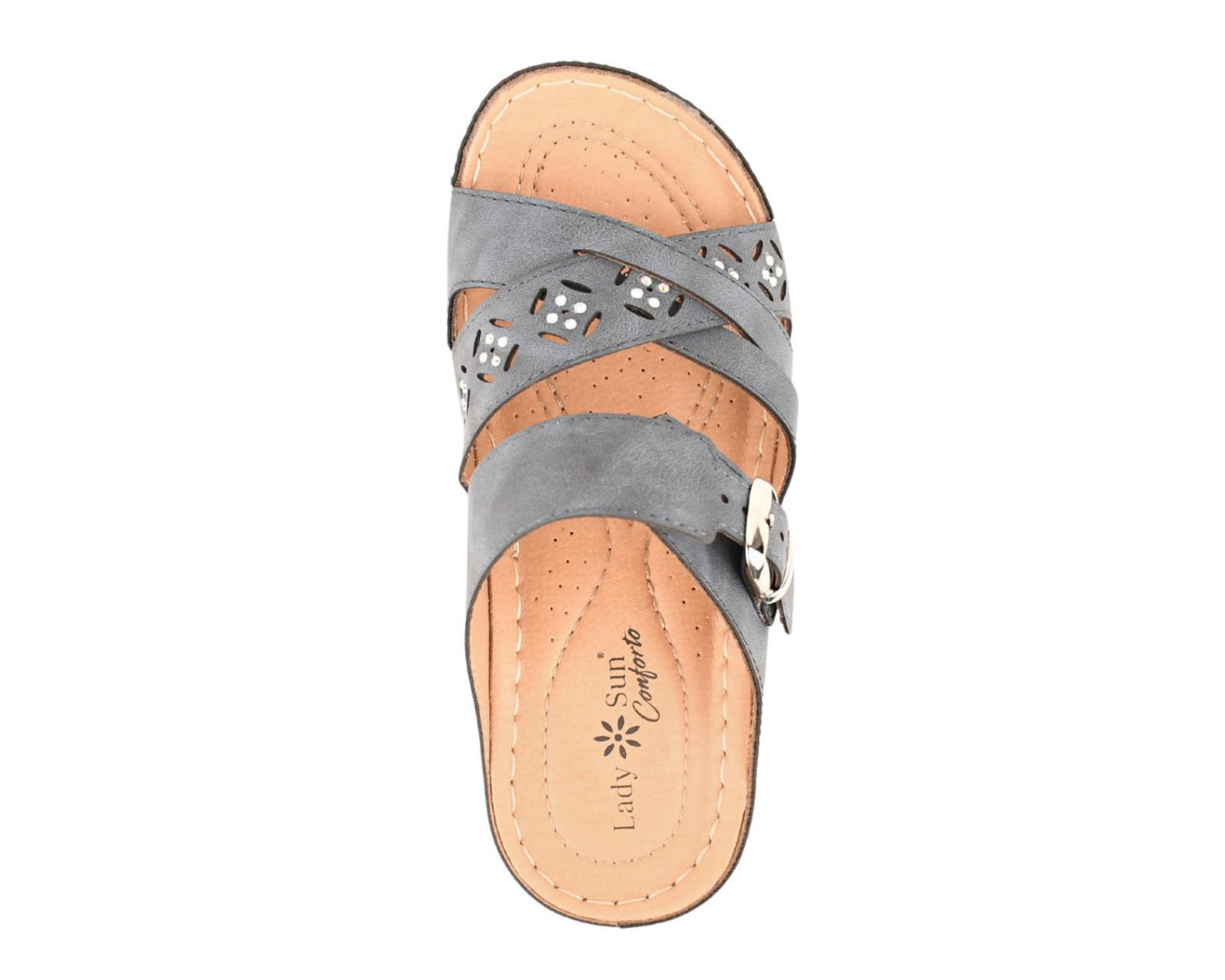 Foto 6 pulgar | Sandalias Confort Lady Sun Conforto para Mujer