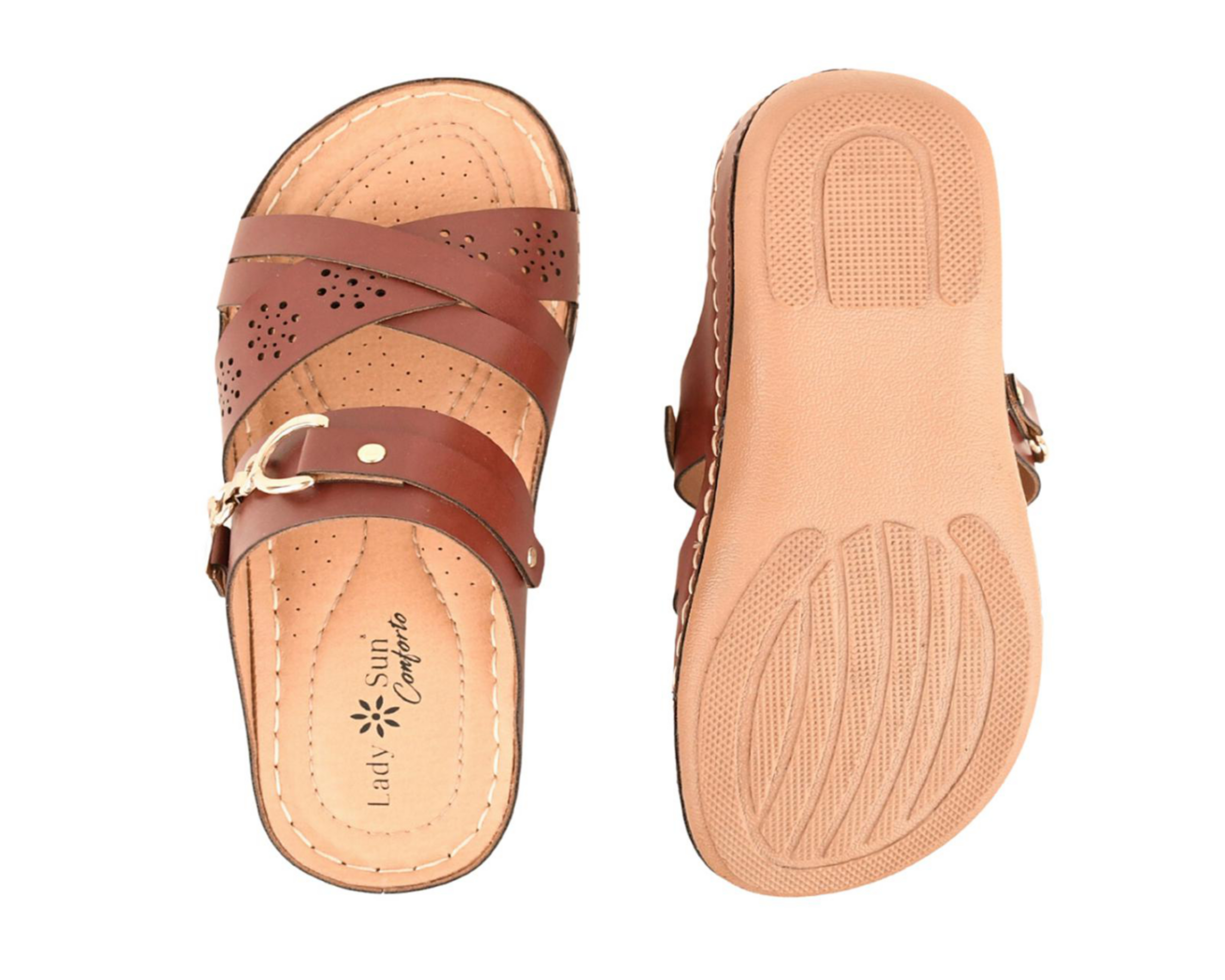 Foto 3 pulgar | Sandalias Confort Lady Sun Conforto para Mujer