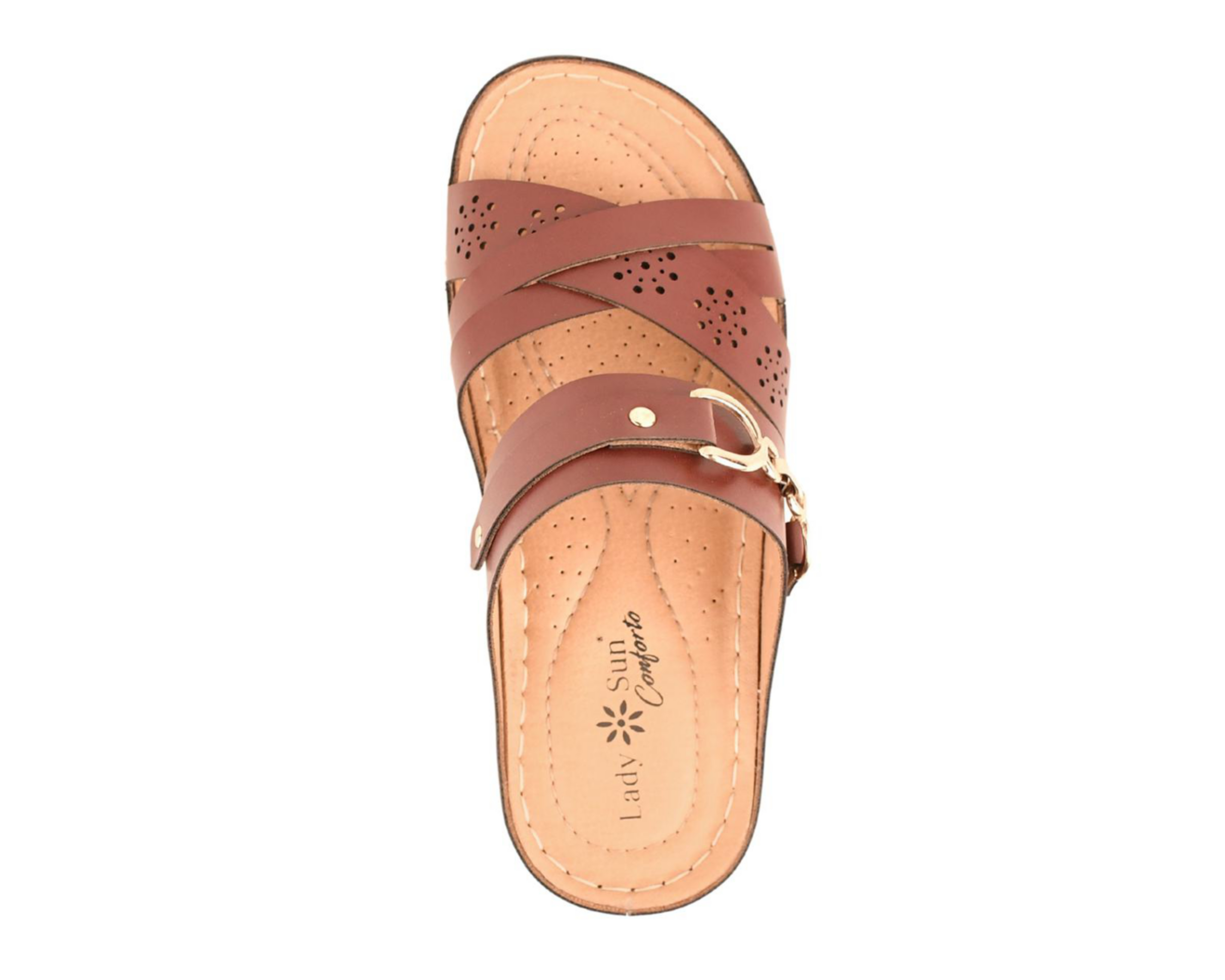 Foto 6 pulgar | Sandalias Confort Lady Sun Conforto para Mujer