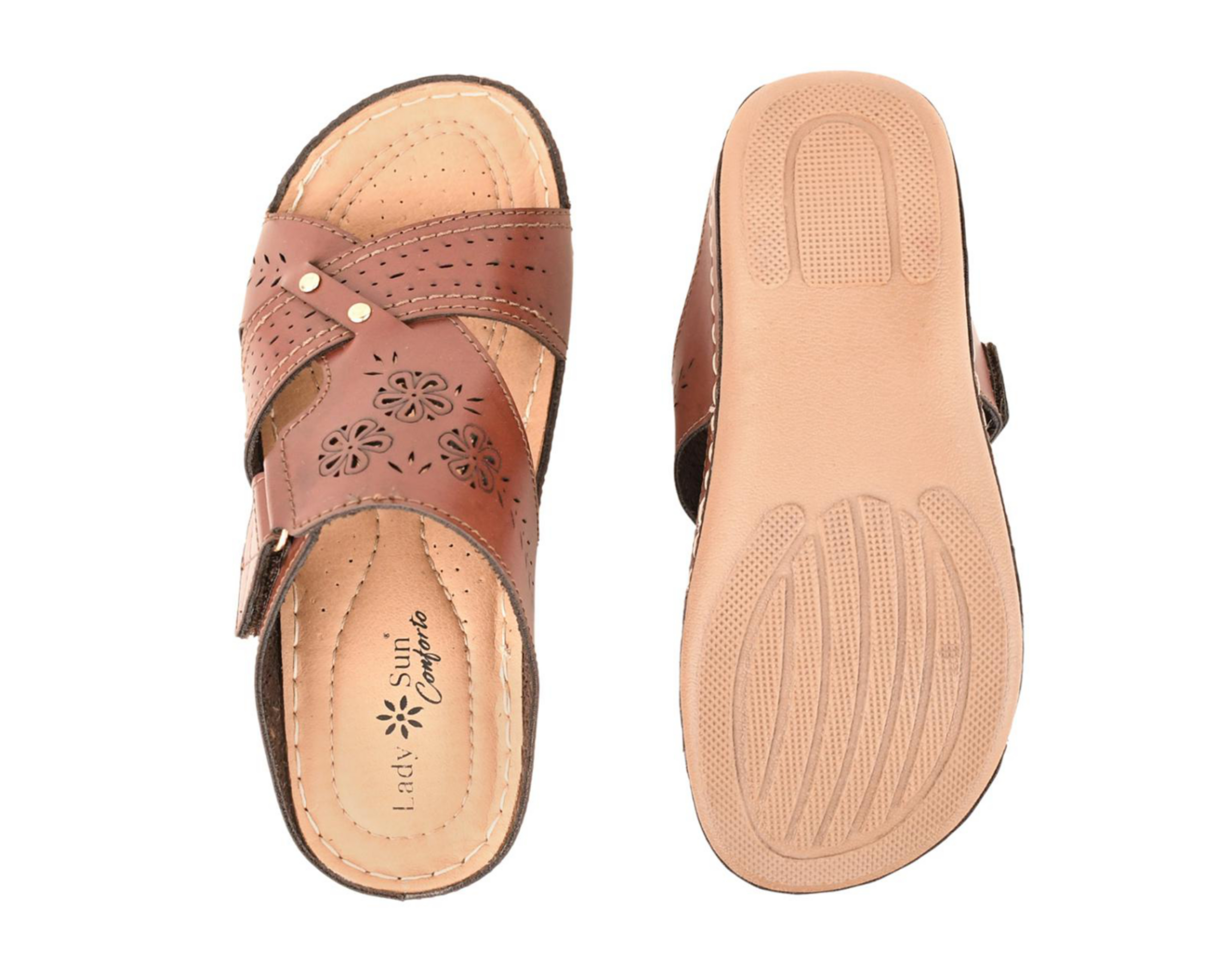 Foto 3 pulgar | Sandalias Confort Lady Sun Conforto para Mujer