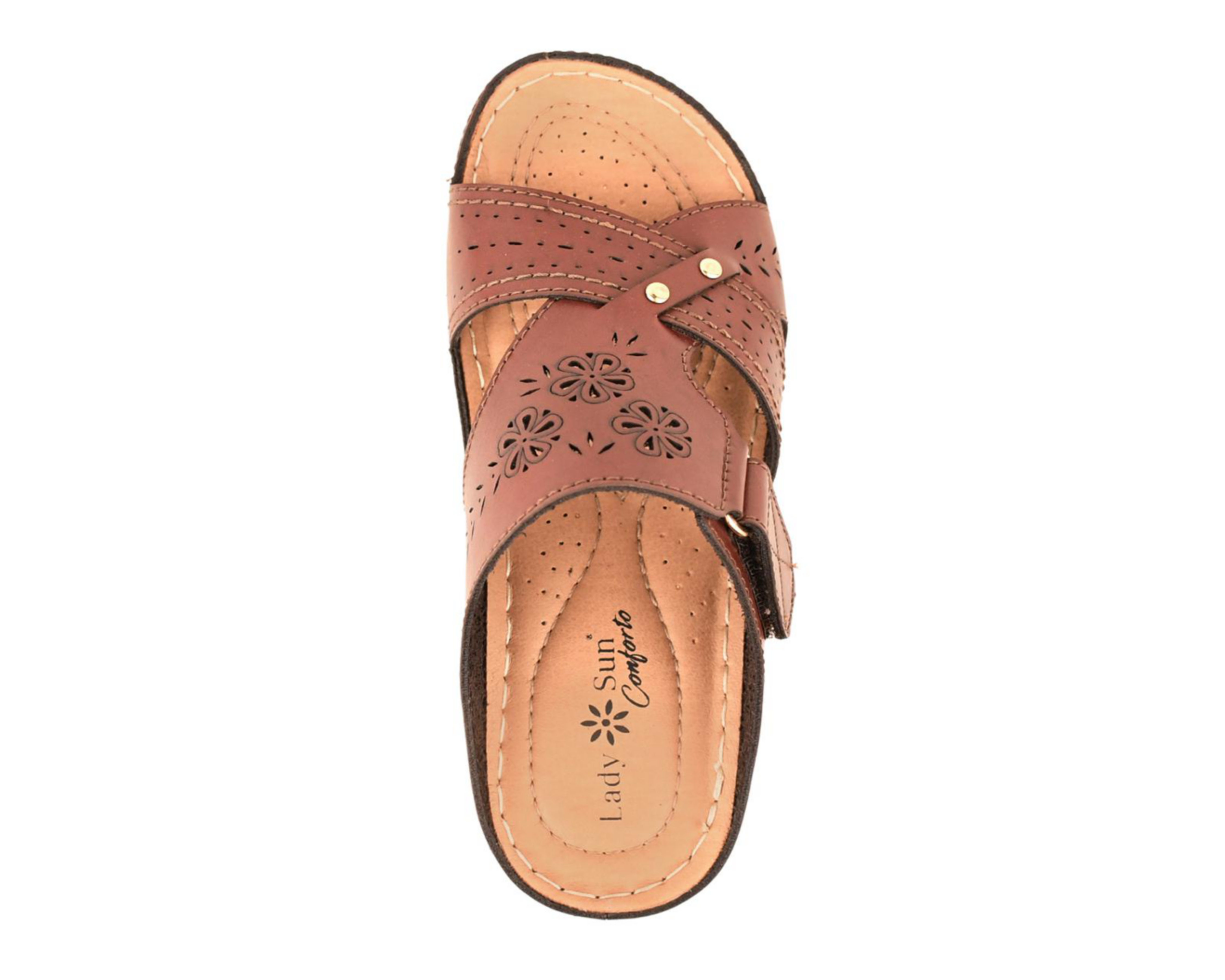 Foto 6 pulgar | Sandalias Confort Lady Sun Conforto para Mujer