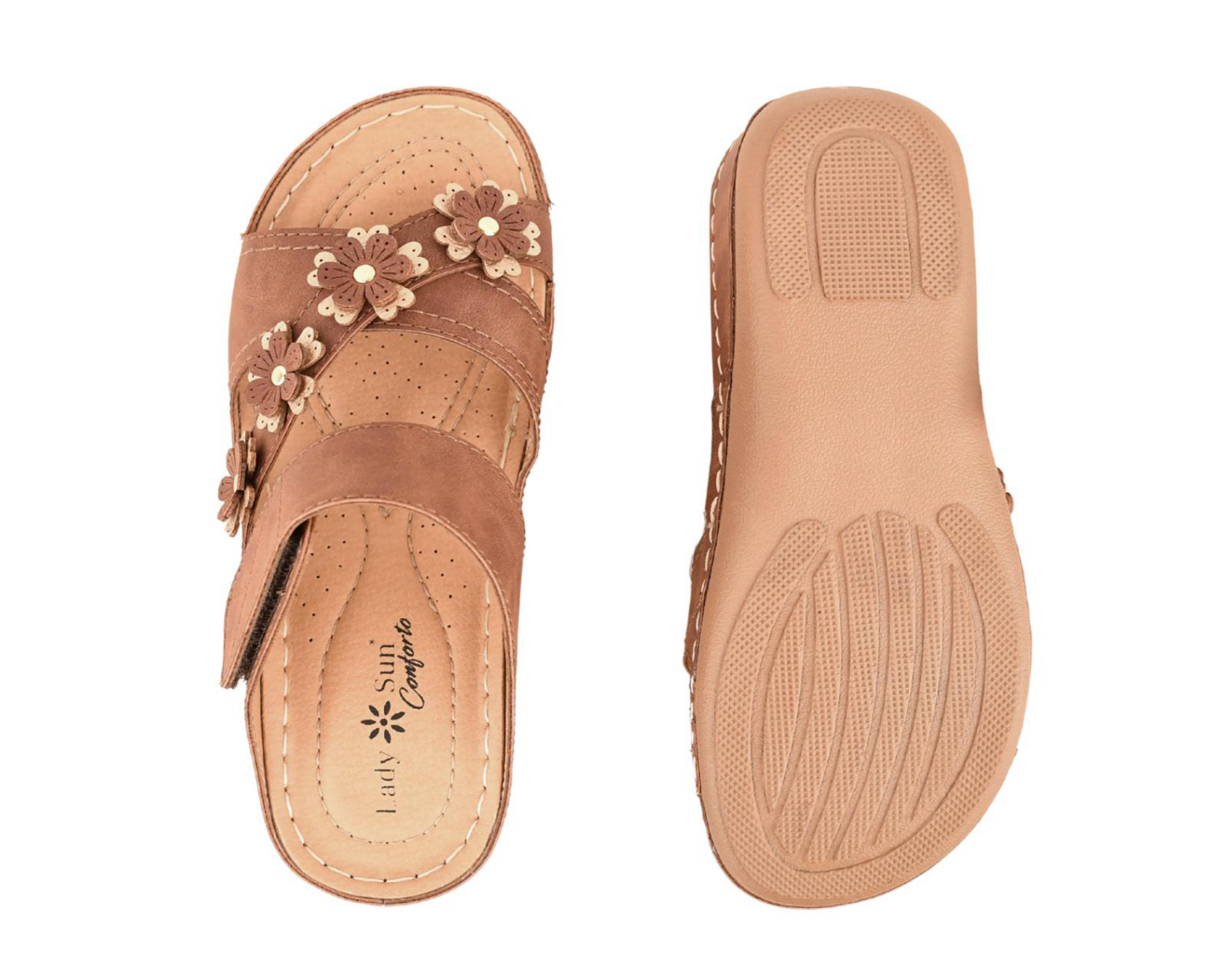 Foto 3 pulgar | Sandalias Confort Lady Sun Conforto para Mujer