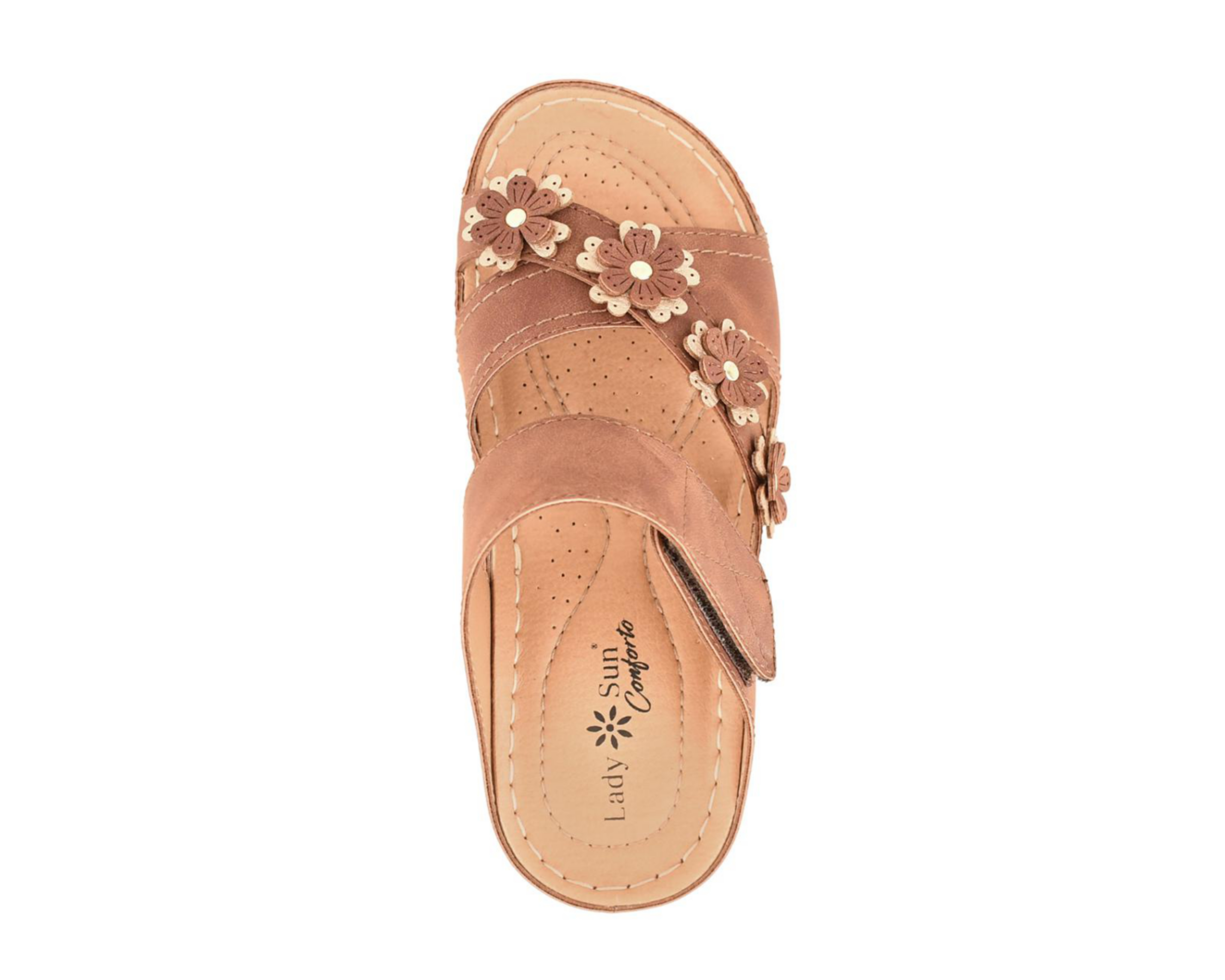 Foto 6 pulgar | Sandalias Confort Lady Sun Conforto para Mujer