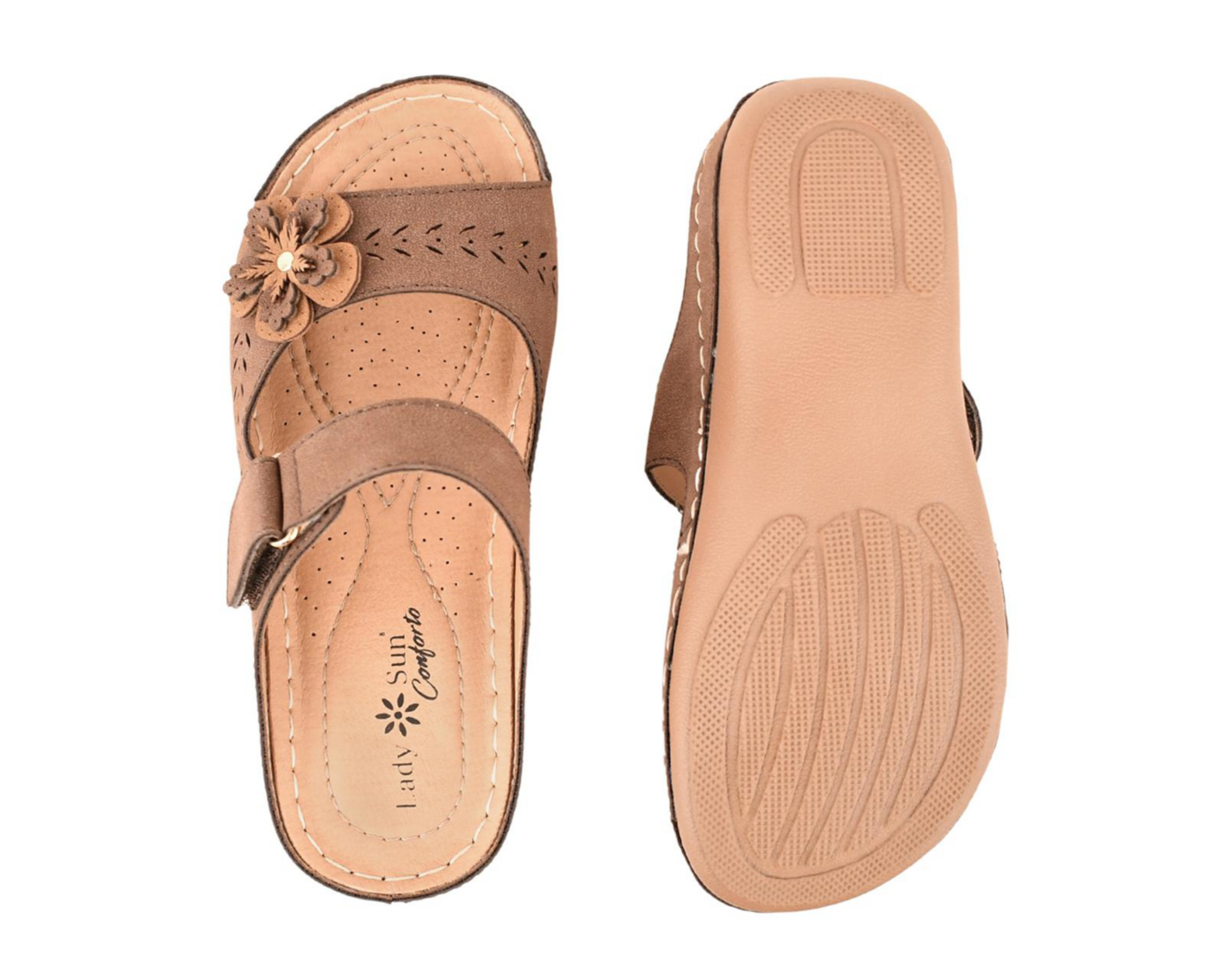 Foto 3 pulgar | Sandalias Confort Lady Sun Conforto para Mujer