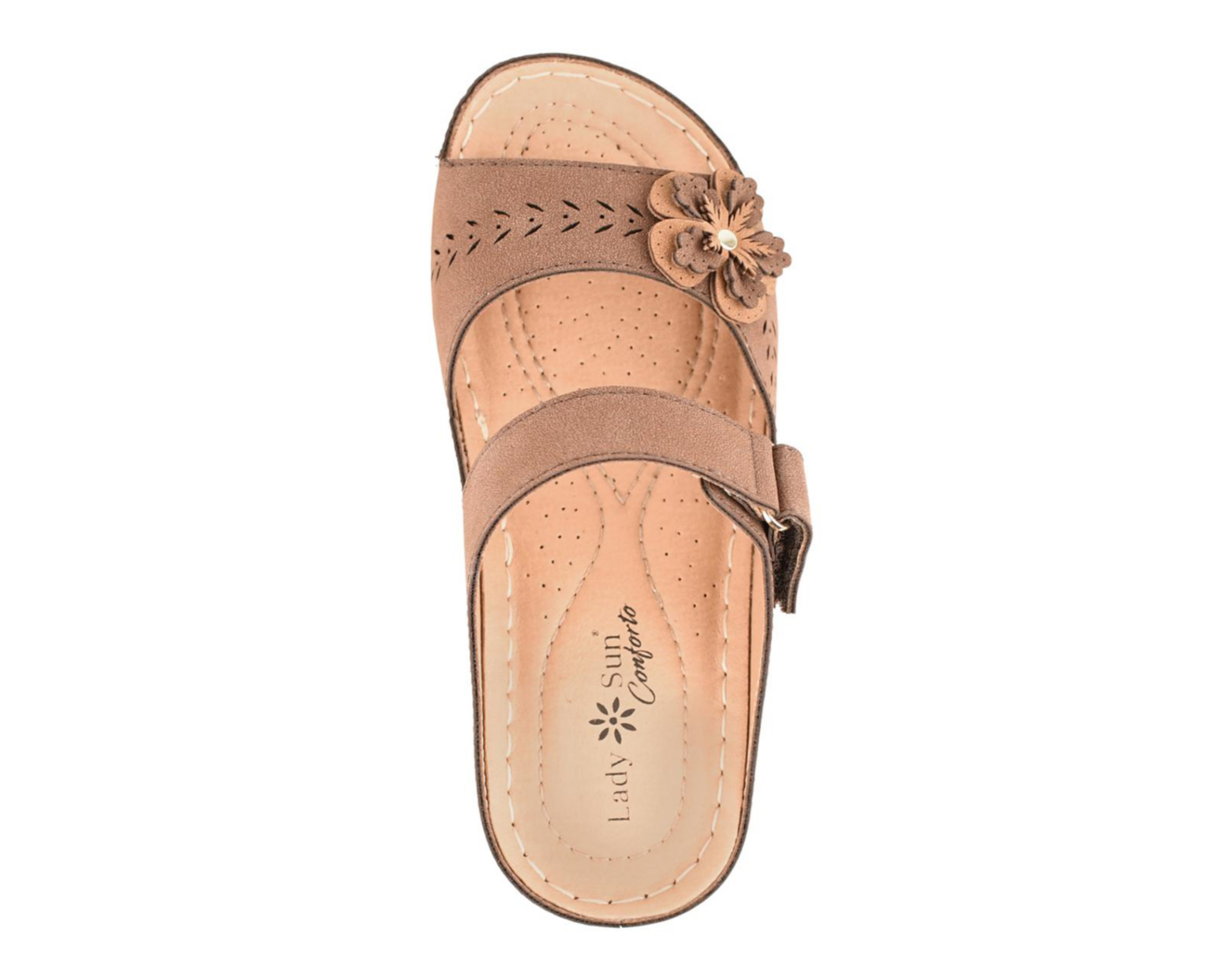 Foto 6 pulgar | Sandalias Confort Lady Sun Conforto para Mujer