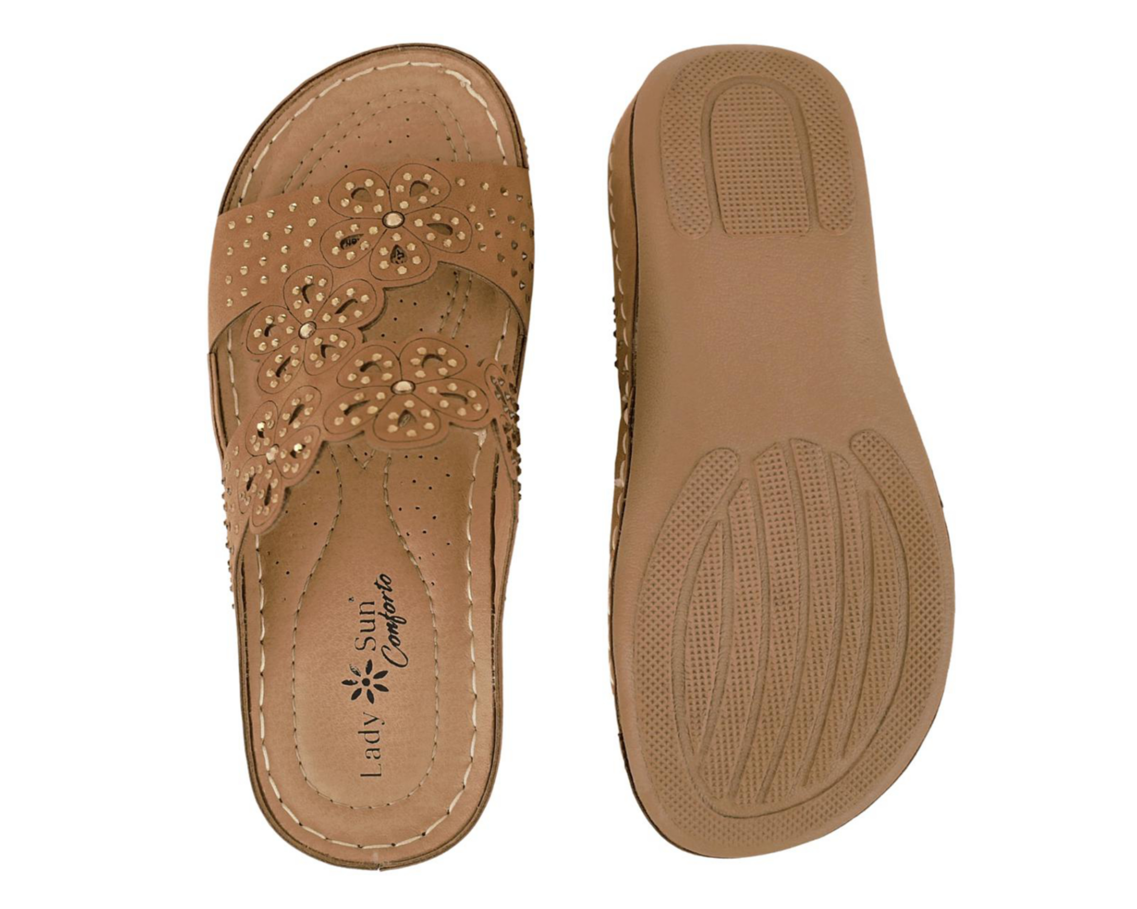 Foto 3 pulgar | Sandalias Confort Lady Sun Conforto para Mujer