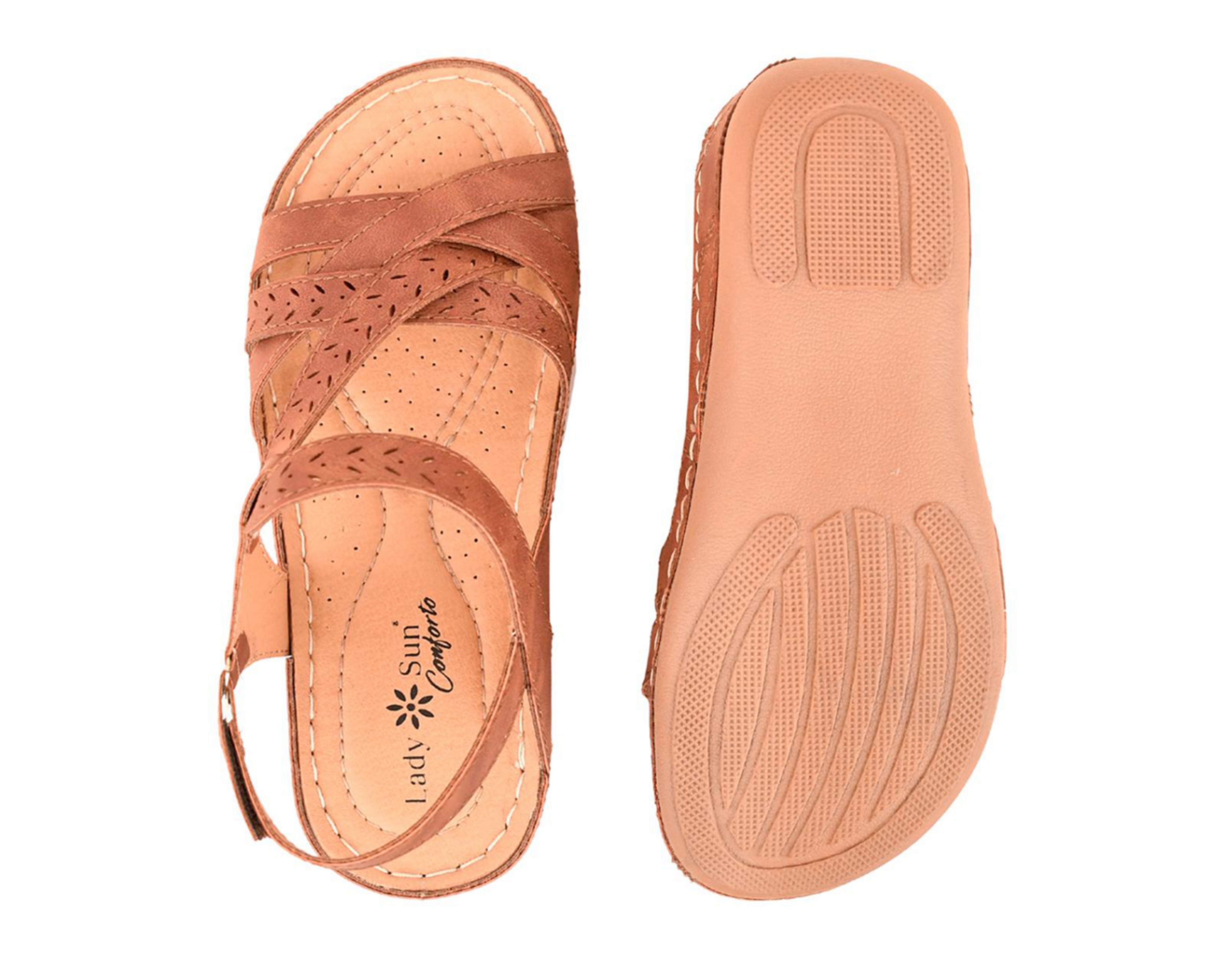 Foto 3 pulgar | Sandalias Confort Lady Sun Conforto para Mujer