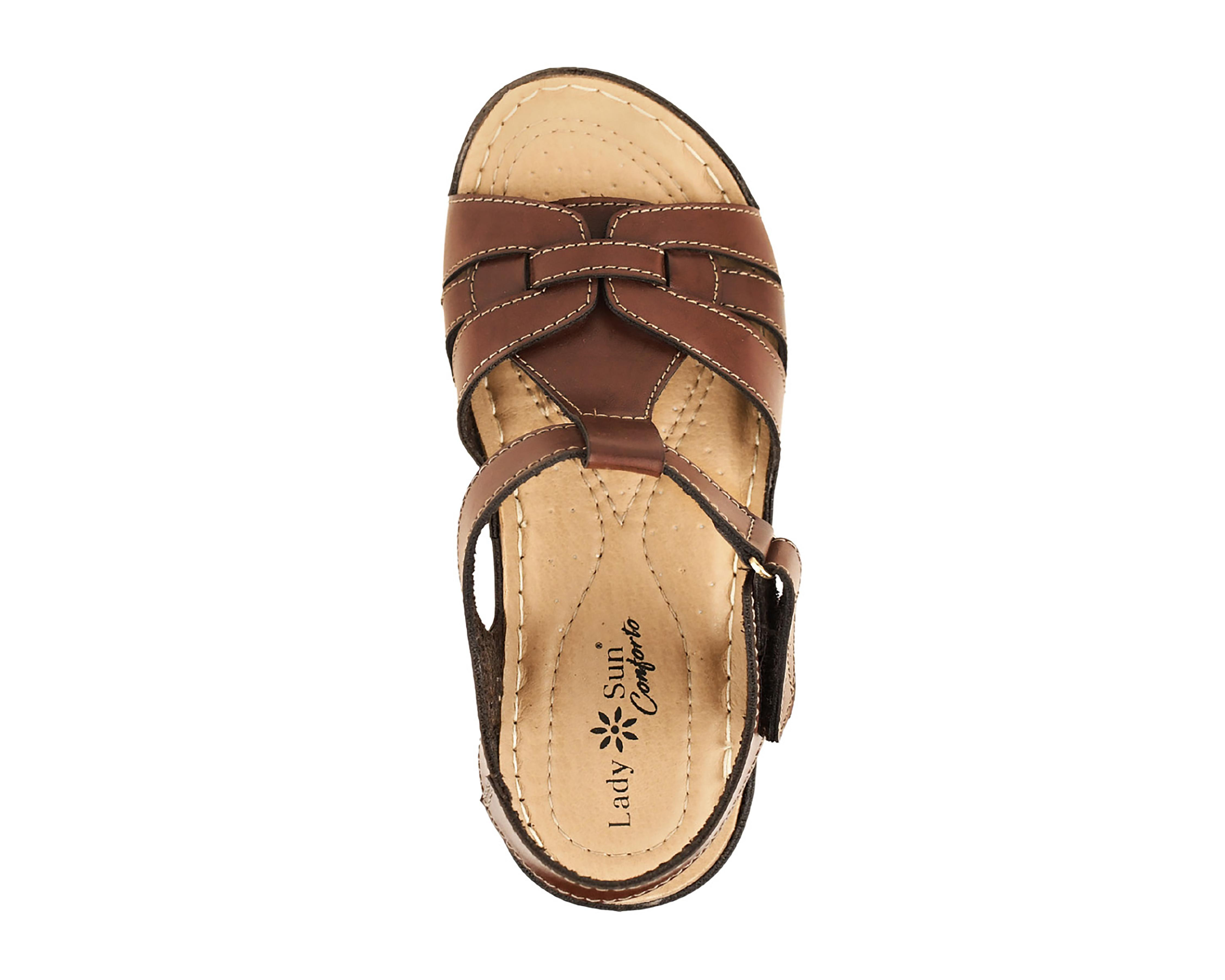 Foto 6 pulgar | Sandalias Confort Lady Sun Conforto para Mujer