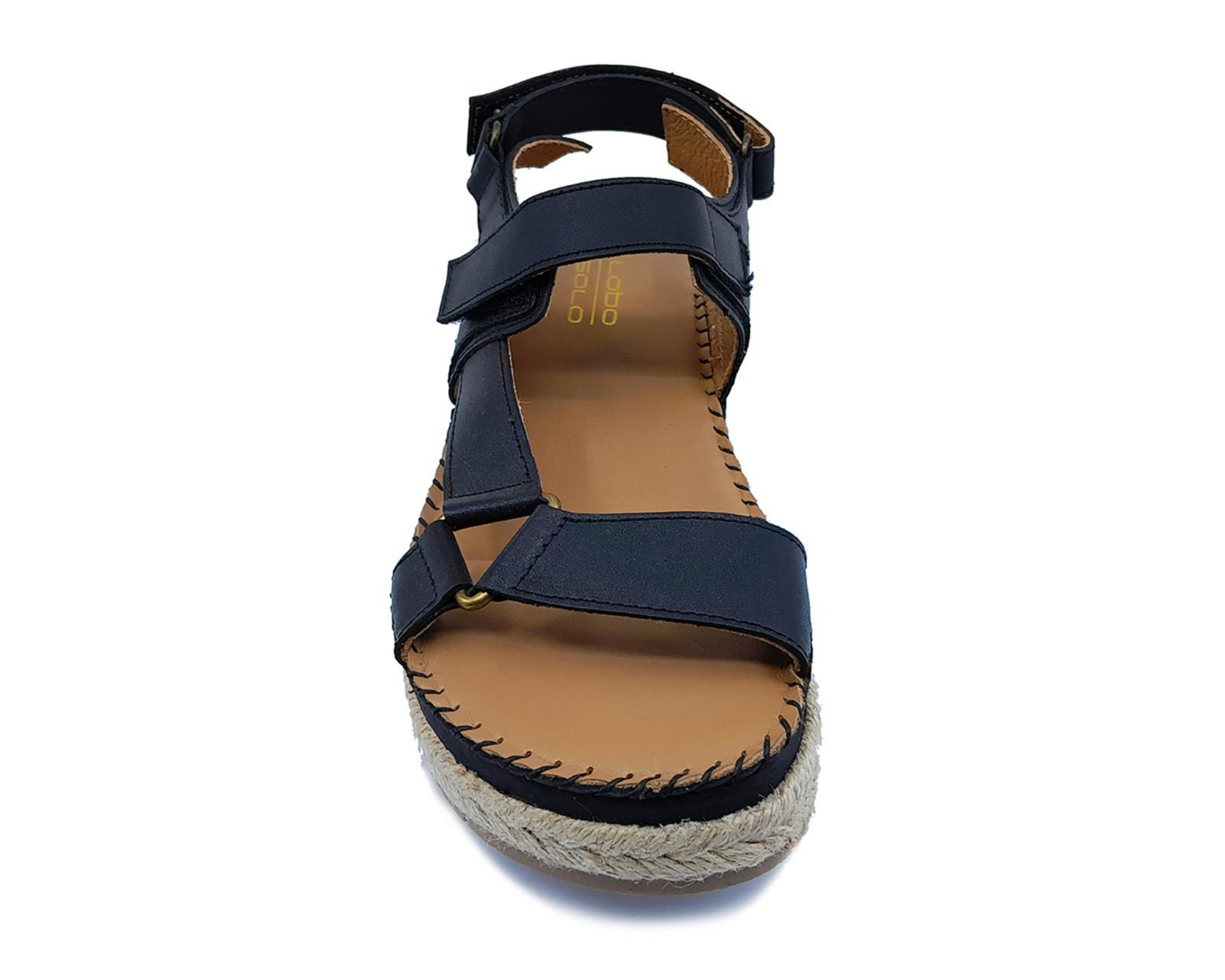 Foto 6 pulgar | Sandalias Confort Lobo Solo de Piel para Mujer