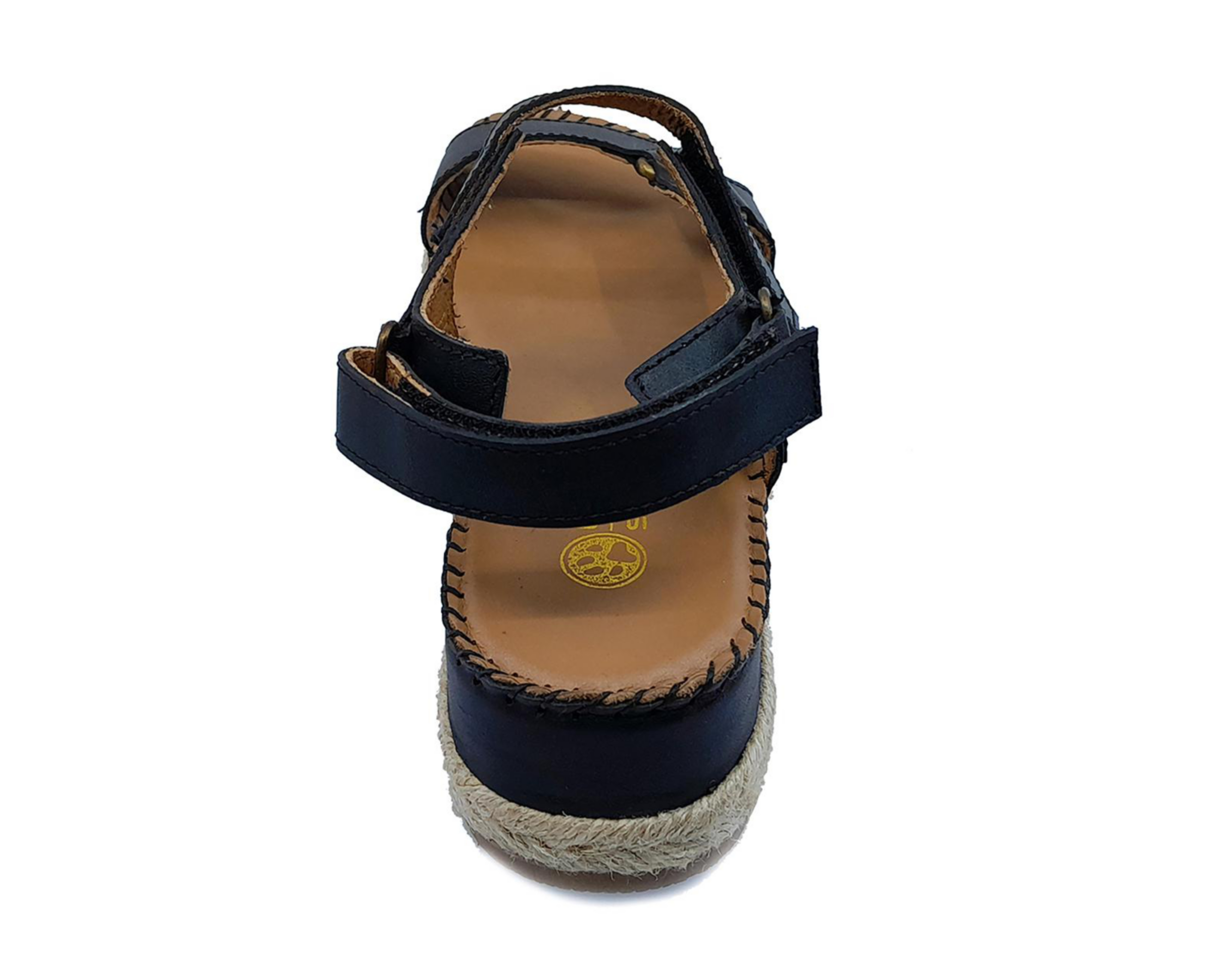 Foto 7 pulgar | Sandalias Confort Lobo Solo de Piel para Mujer
